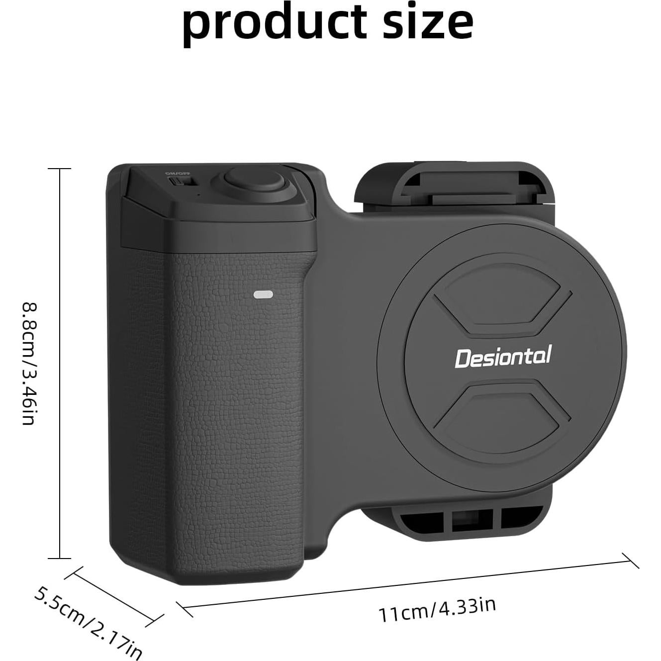 Empuñadura de Cámara Desiontal PH-30A con Control Remoto