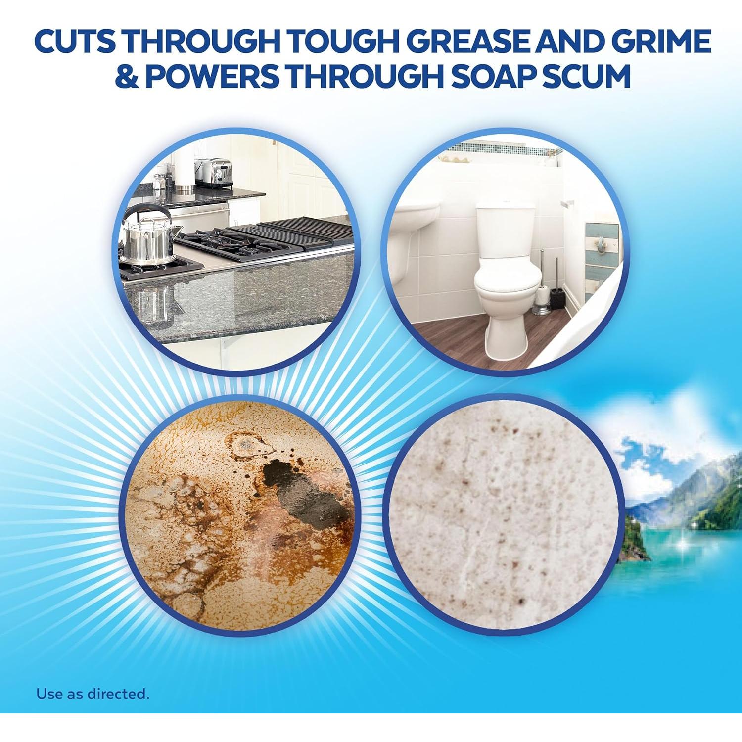 Lysol Limpiador Multi-Superficies 2x Concentrado 828 ml Cool Adirondack