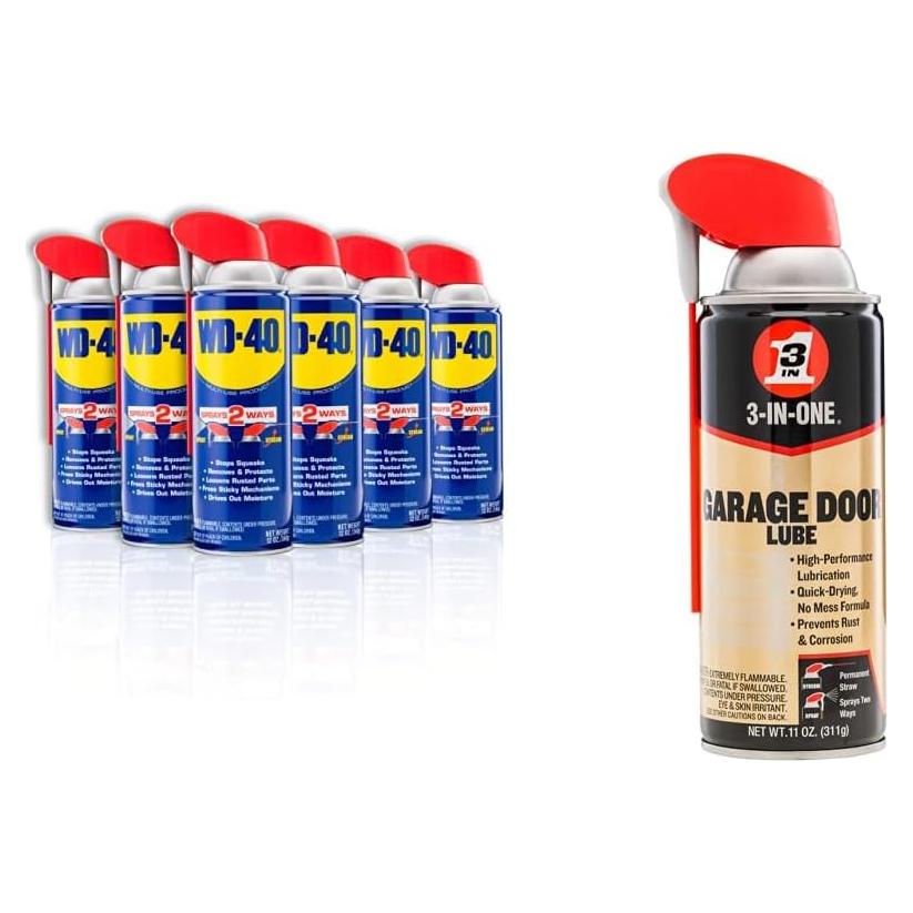 Paquete de 6 WD-40 Multiuso 340 g y Lubricante 3-IN-ONE 311 g