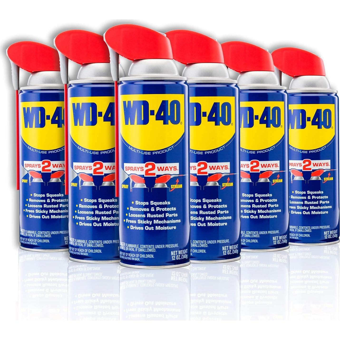 Paquete de 6 WD-40 Multiuso 340 g y Lubricante 3-IN-ONE 311 g