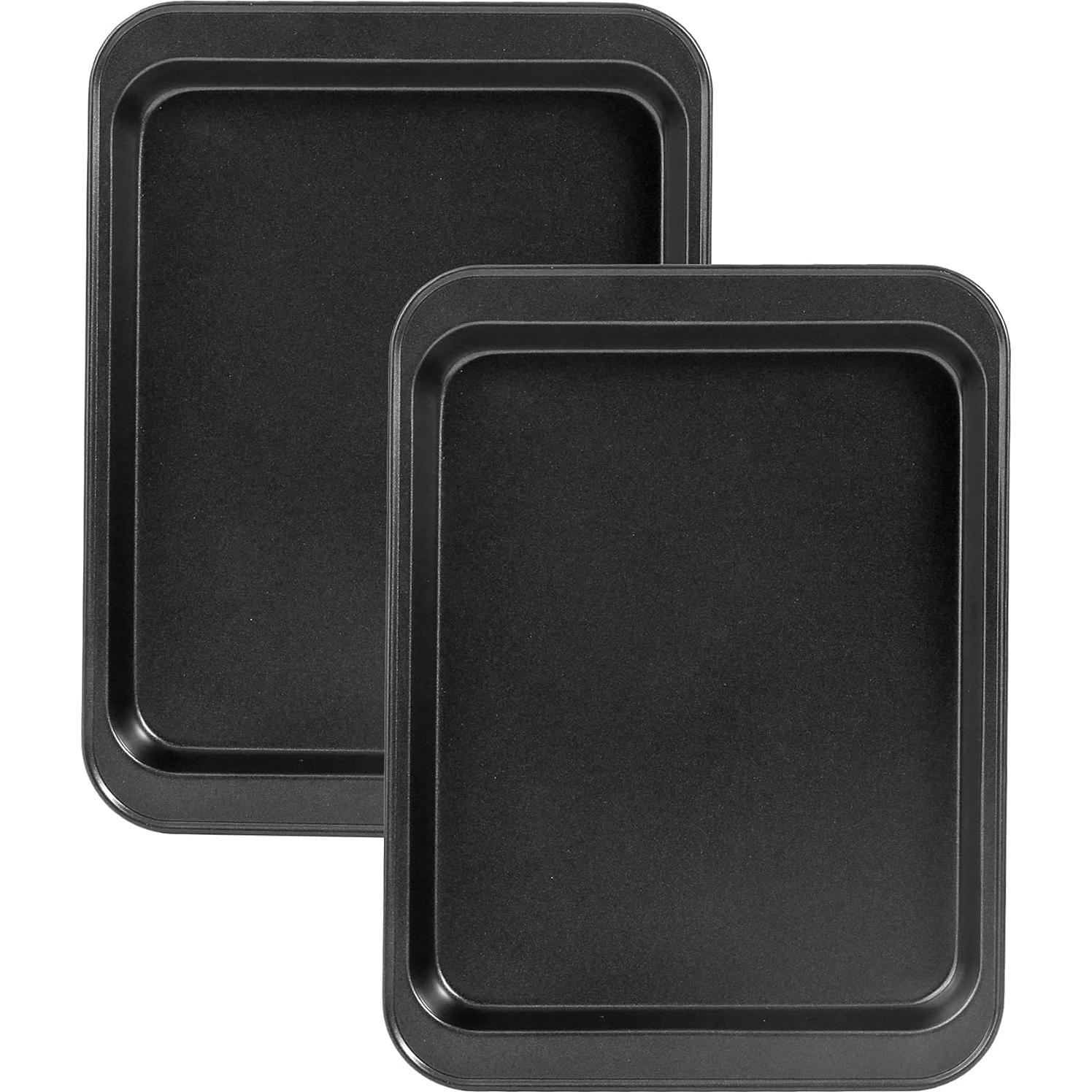 Bandejas para Horno Tostador Walooza - Juego de 2 Antiadhesivas 24.1x17.8 cm