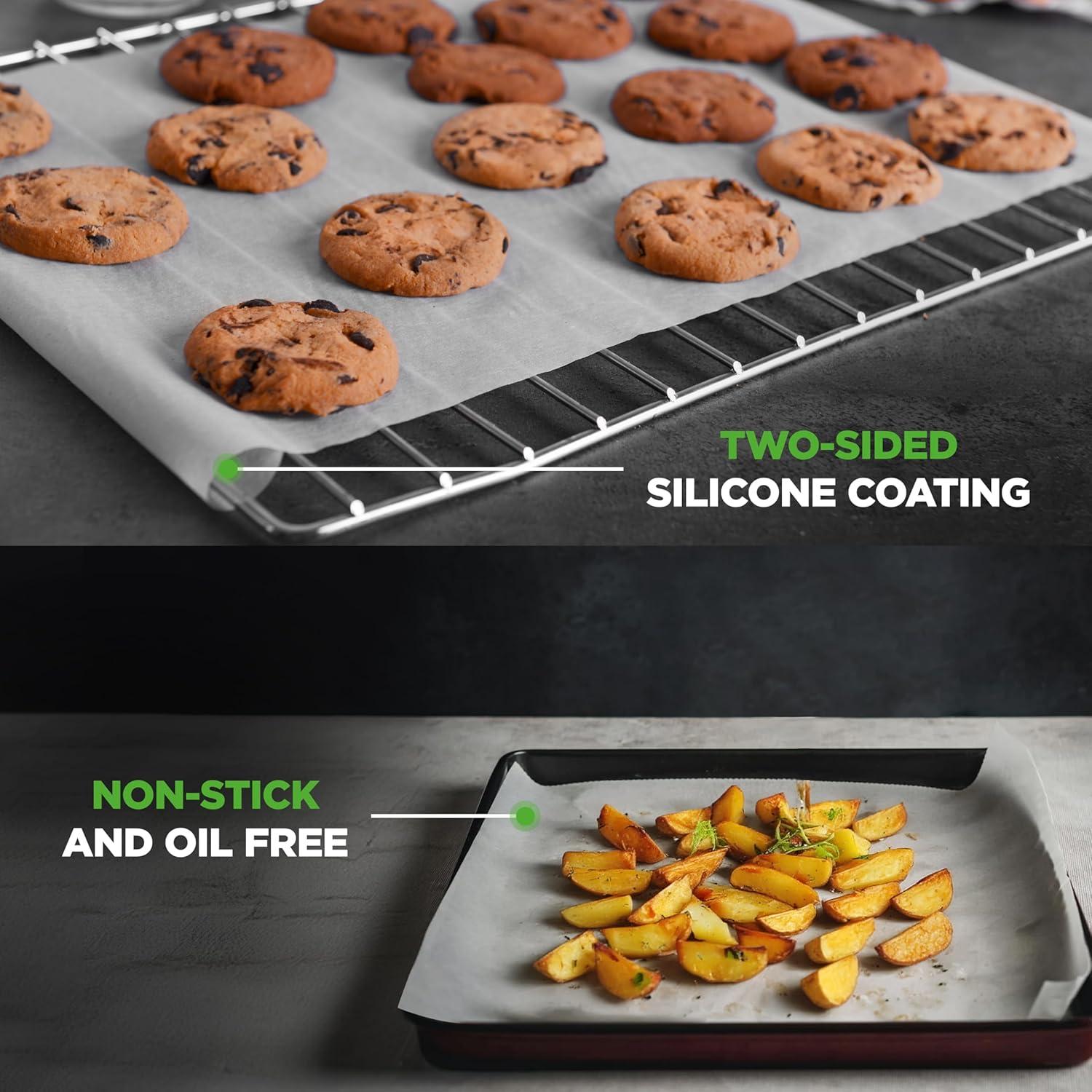 Rollo de Papel Pergamino NutriChef 200 Pies Cuadrados Antiadherente