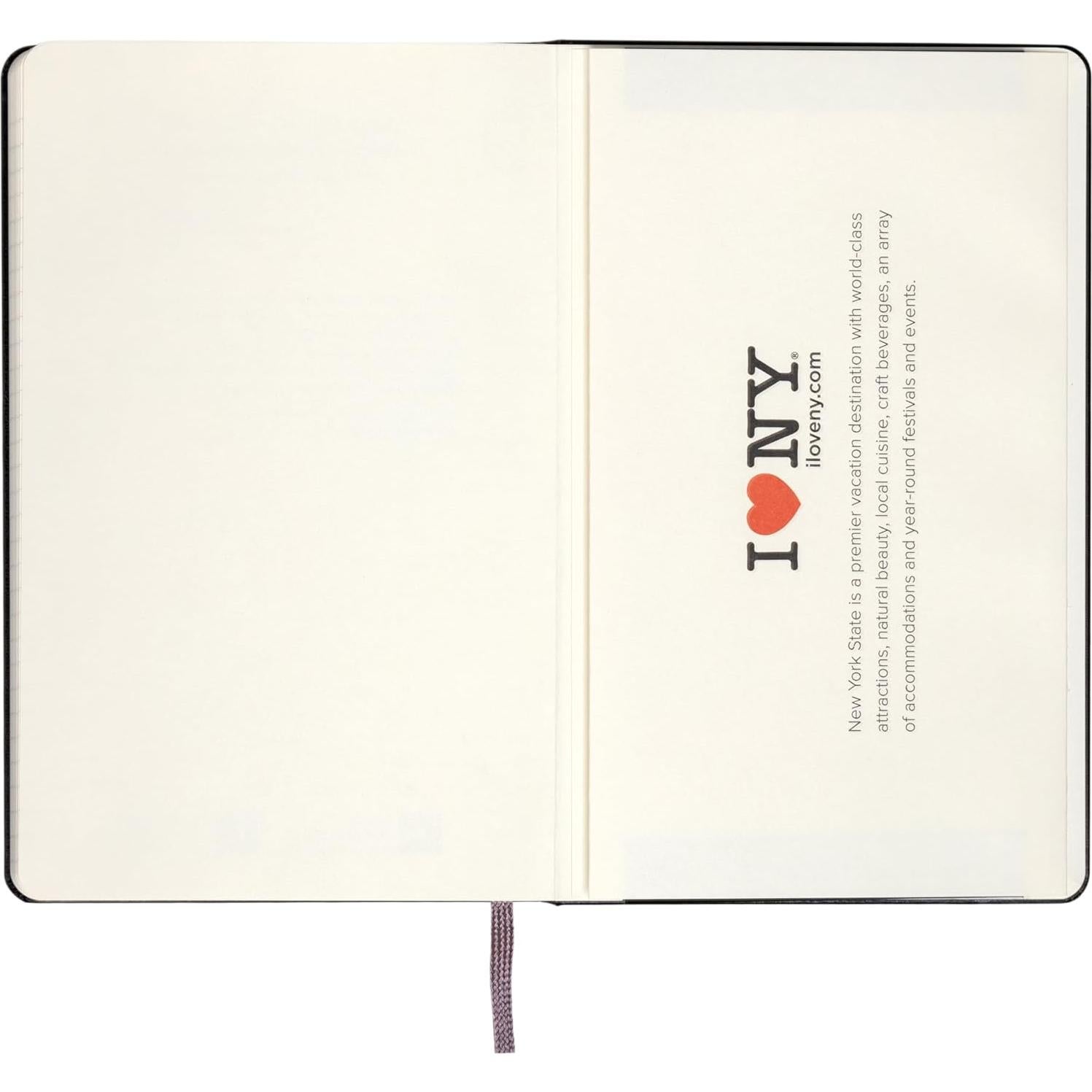 Cuaderno Moleskine I Love NY Grande Rayado Negro 240 Páginas