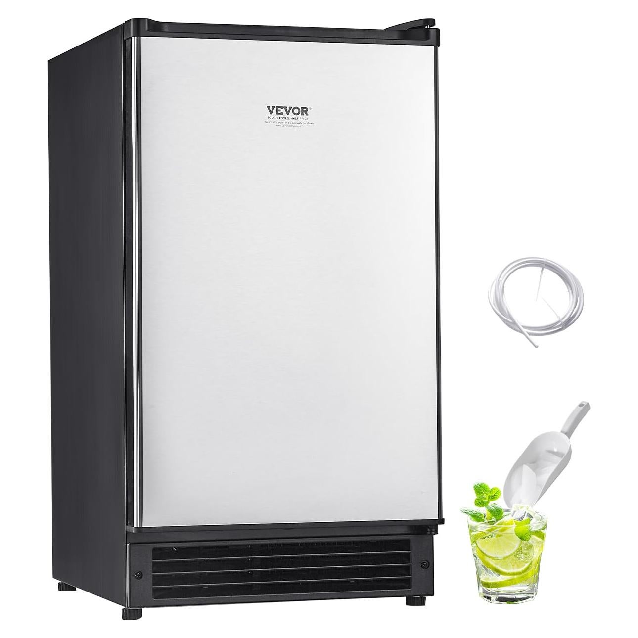 Máquina de Hielo Bajo Mostrador VEVOR IMC25, 11.34 Kg/Día