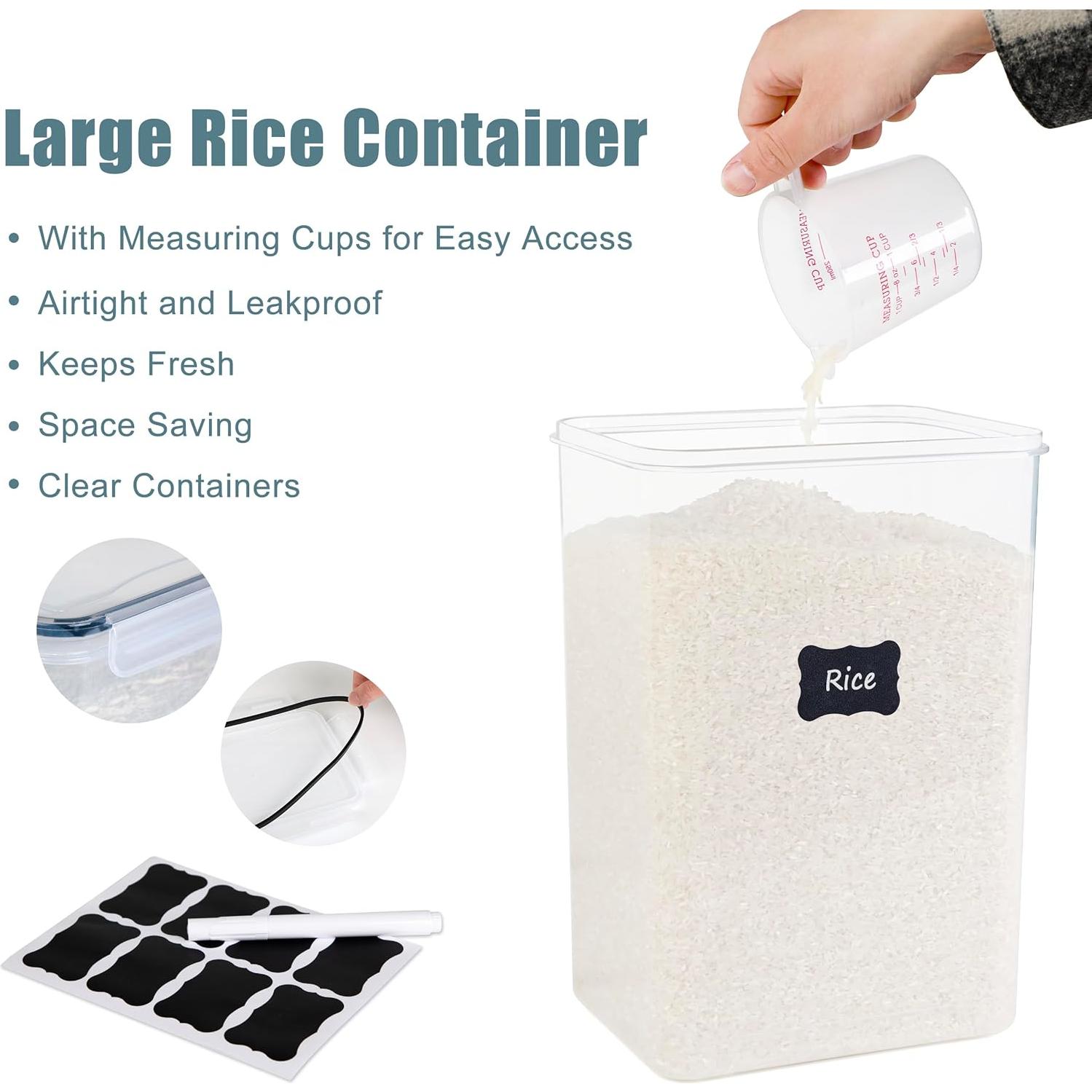 Contenedores de Almacenamiento FOOYOO 8.5L - 2 Piezas BPA Free