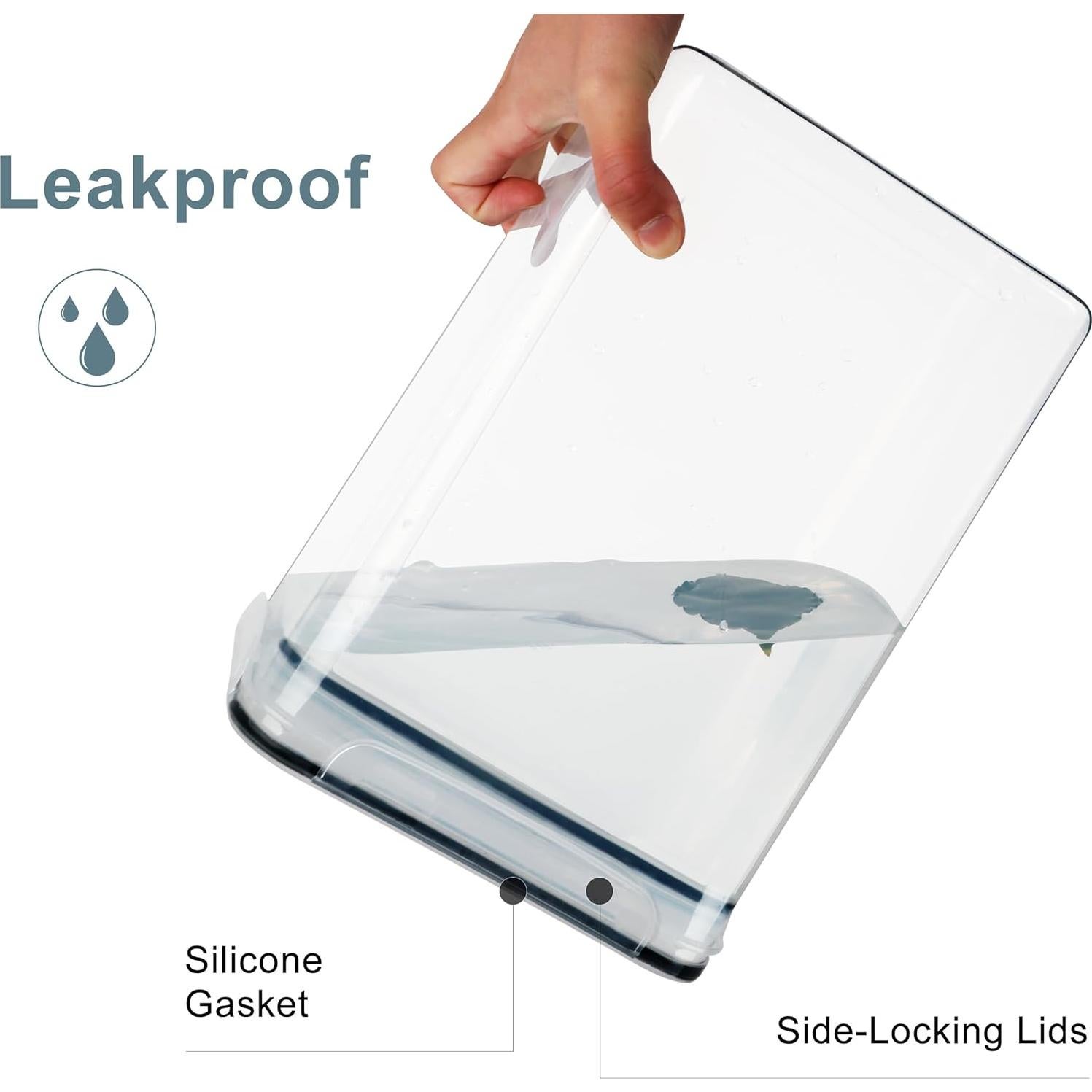 Contenedores de Almacenamiento FOOYOO 8.5L - 2 Piezas BPA Free