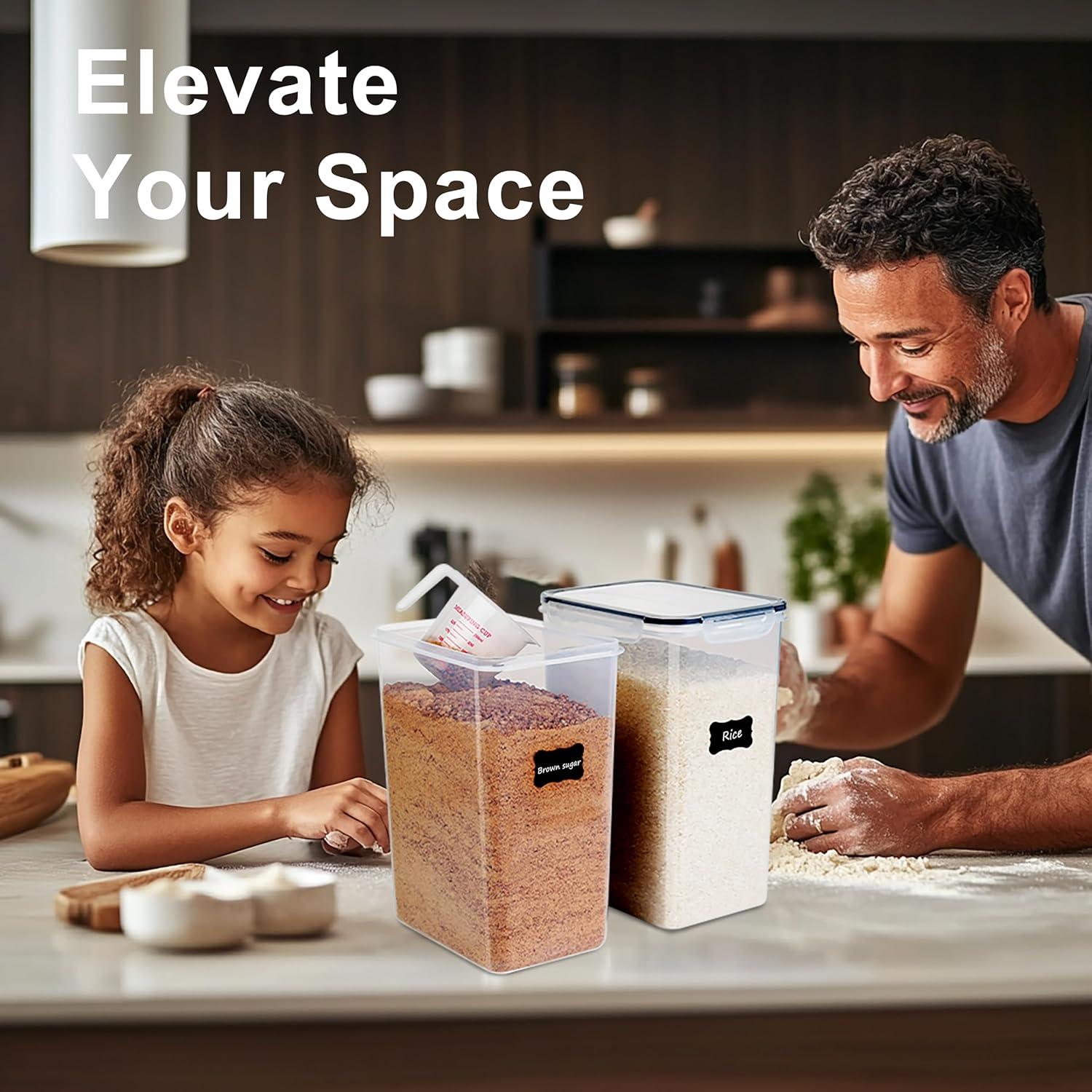 Contenedores de Almacenamiento FOOYOO 8.5L - 2 Piezas BPA Free