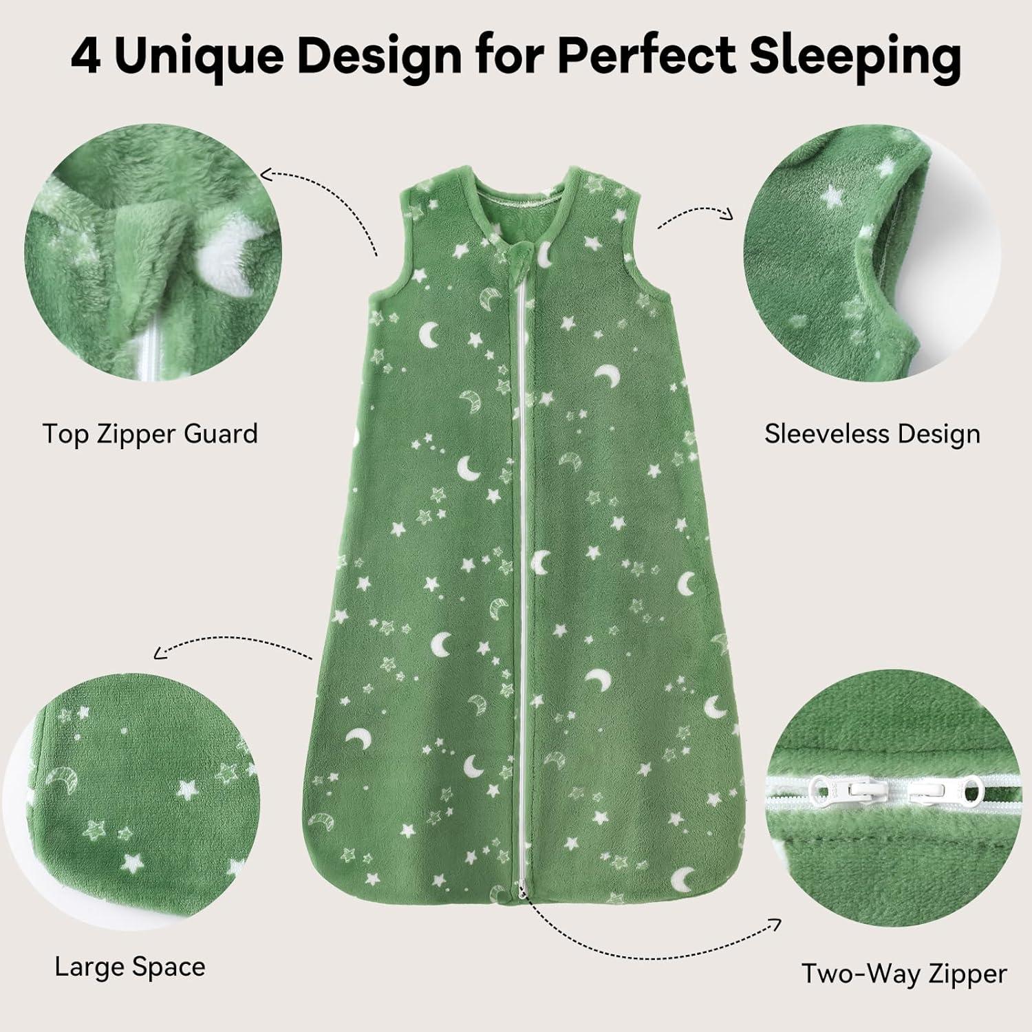 Saco de Sueño Bebé Unnivoll 0-6 Meses TOG 2.0 Azul Verde