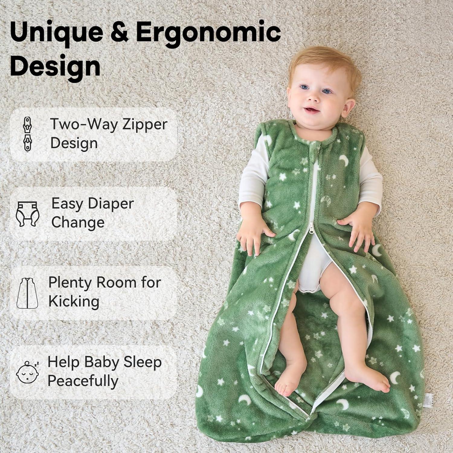 Saco de Sueño Bebé Unnivoll 0-6 Meses TOG 2.0 Azul Verde