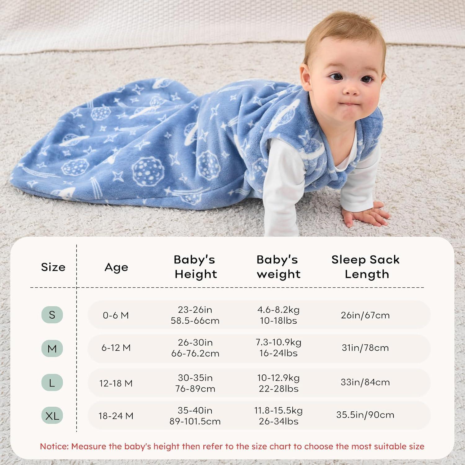 Saco de Sueño Bebé Unnivoll 0-6 Meses TOG 2.0 Azul Verde