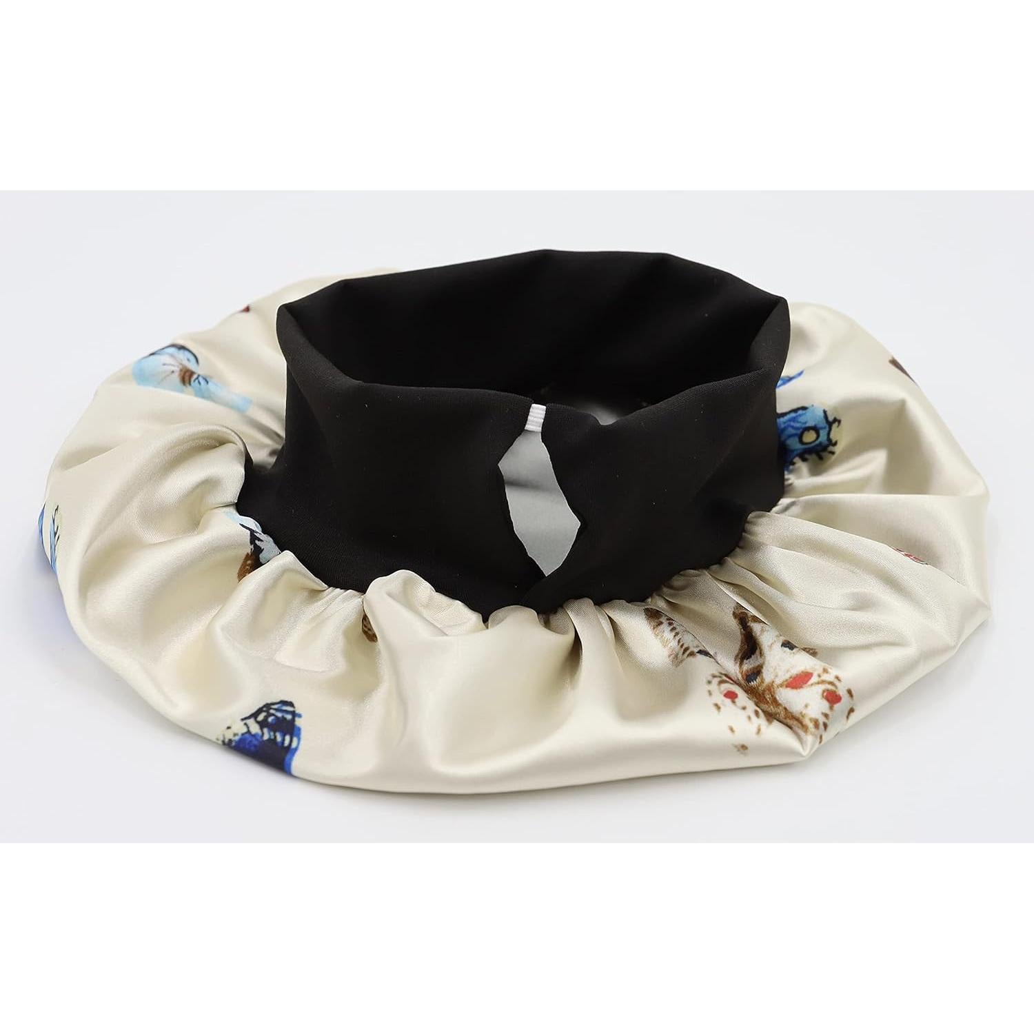 Gorro de satén para niños SENGTERM doble capa hipoalergénico