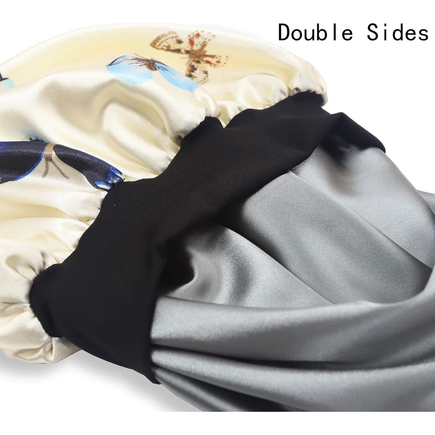 Gorro de satén para niños SENGTERM doble capa hipoalergénico