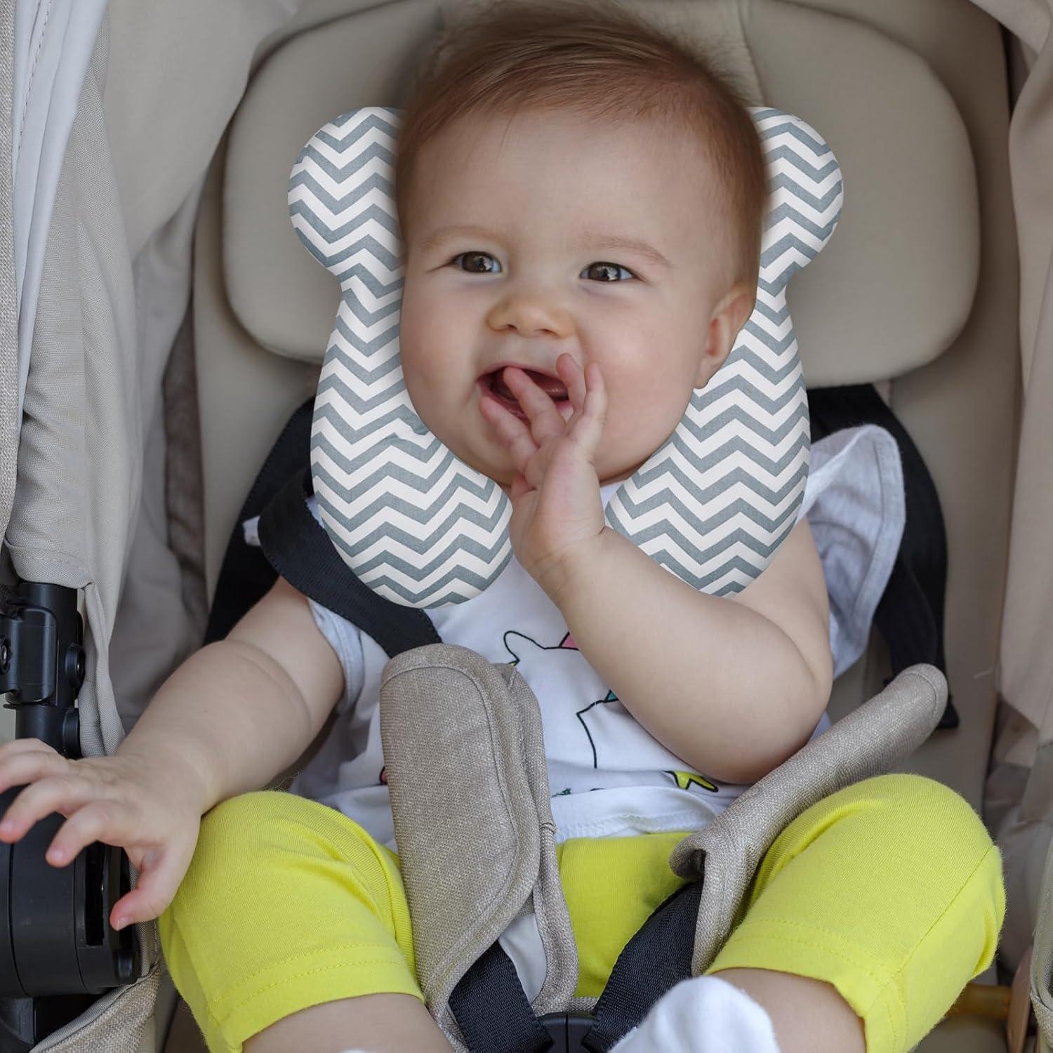 Almohada de Viaje Suave XIGGA para Bebés - Ergonomía Floral