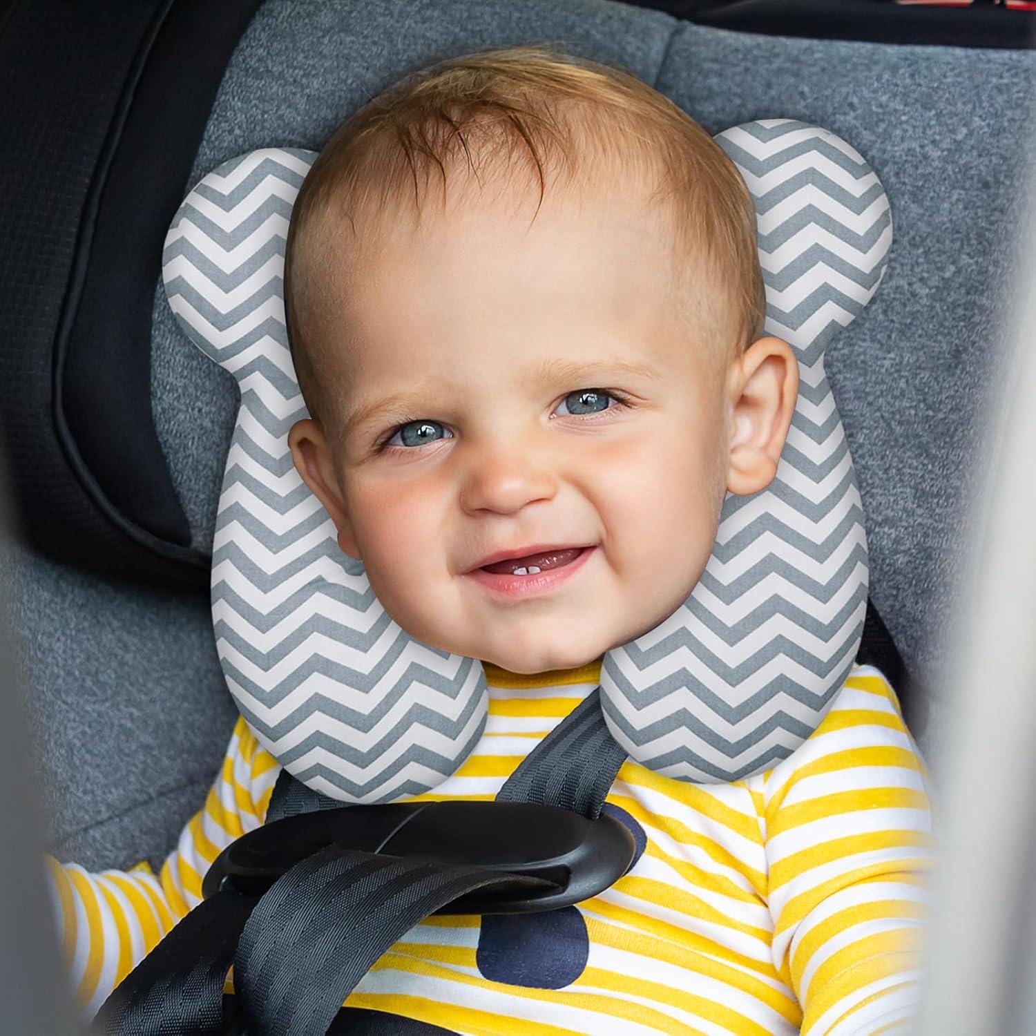 Almohada de Viaje Suave XIGGA para Bebés - Ergonomía Floral