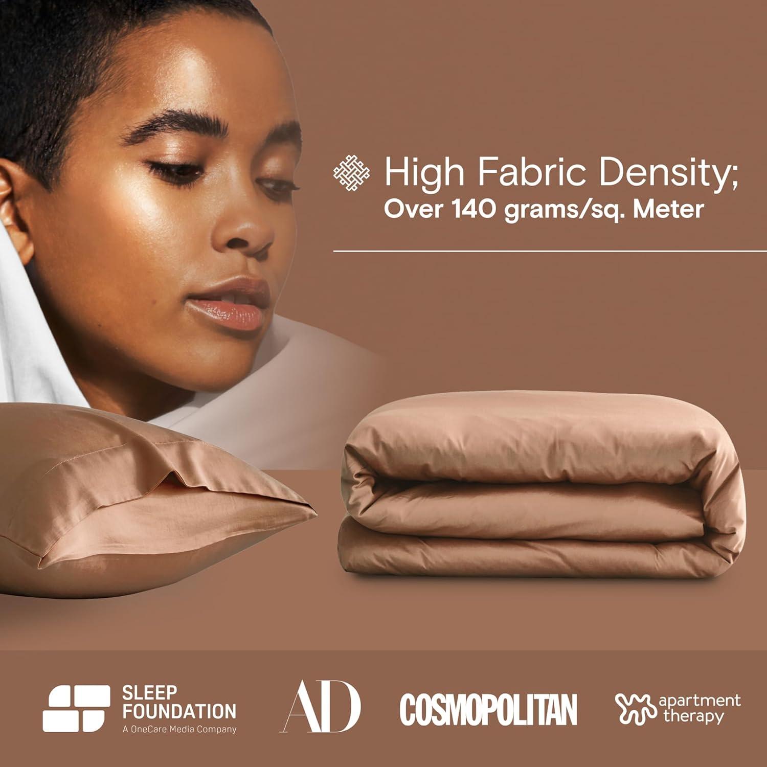 Juego de Funda de Edredón DOZ, 100% Viscosa Orgánica, Twin