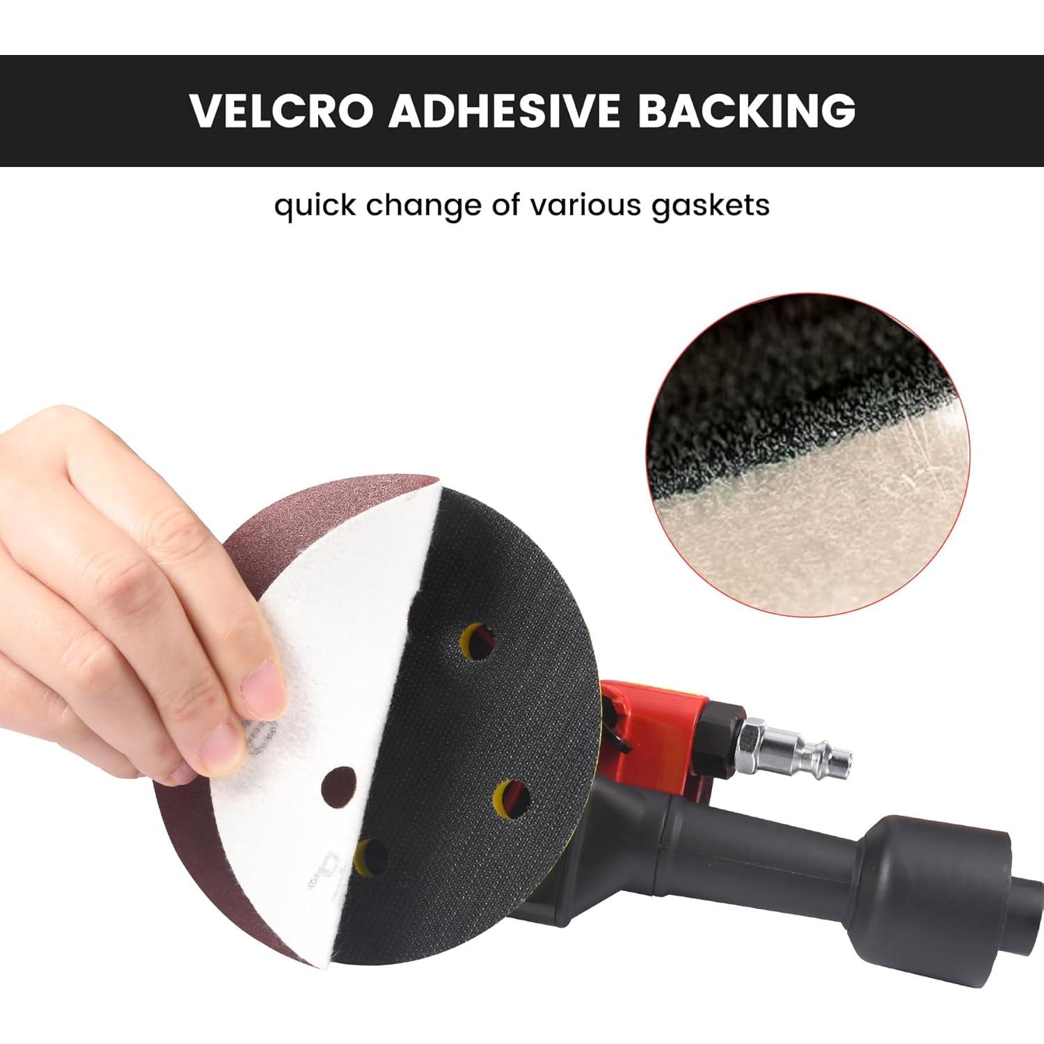 Lijadora Orbital Neumática SHININGEYES 5" Doble Acción