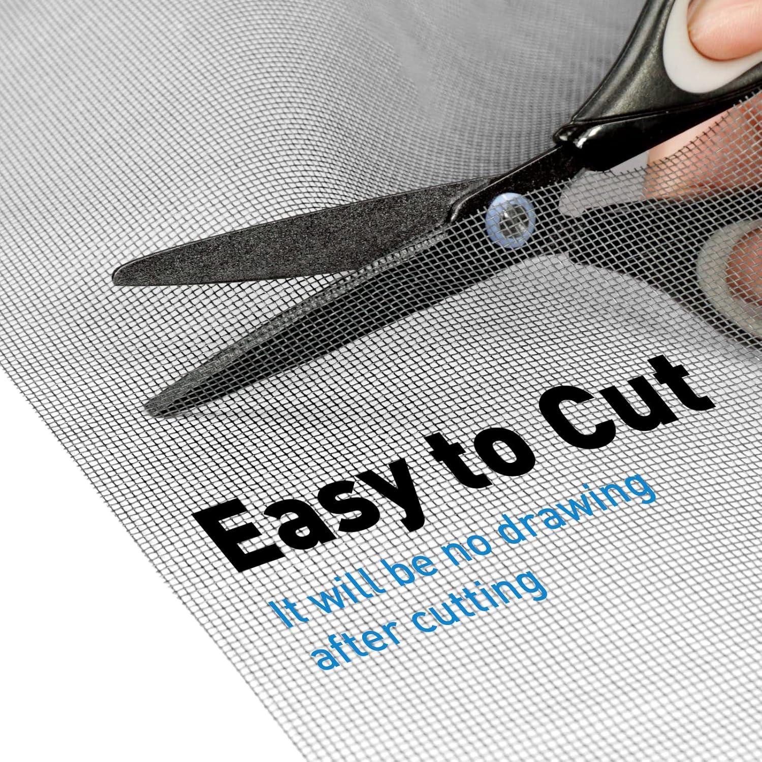 Kit de Reemplazo de Pantalla de Ventana MAGZO 91x229 cm Negro