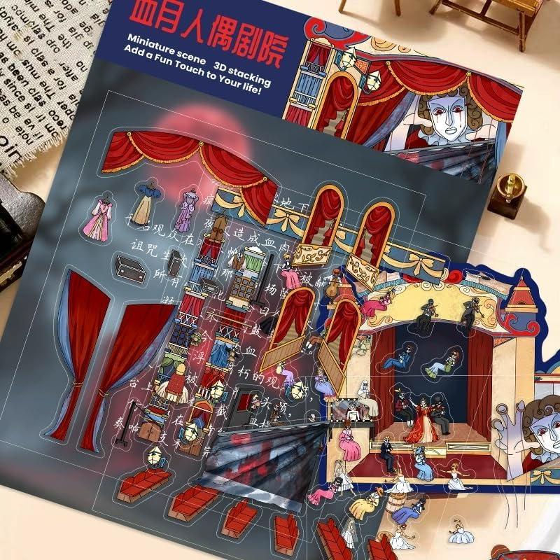 Set de Etiquetas 3D Luzhans para Terapia Creativa - 20 Temas