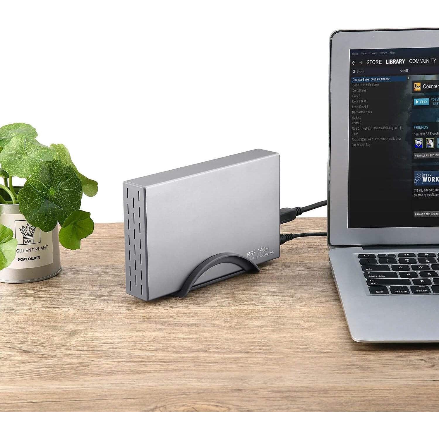 Caja Externa de Disco Duro RSHTECH RSH-339 USB 3.0 16TB