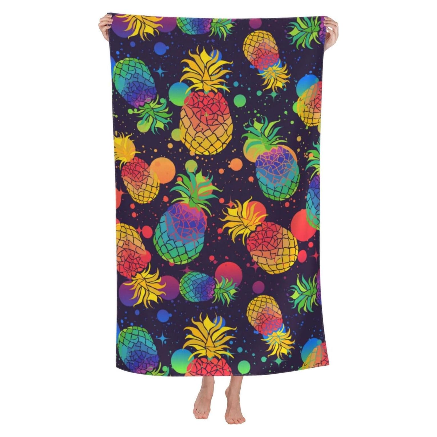 Toalla de Playa VOOHDDY Microfibra Secado Rápido 132x81cm