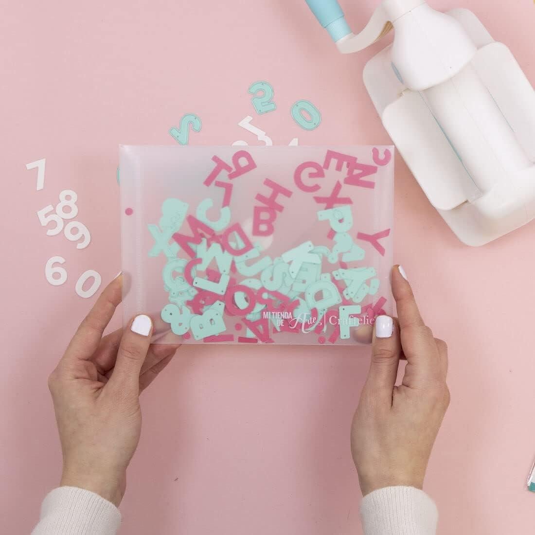 Set de 10 Troqueles Números Craftelier 2 cm para Scrapbooking