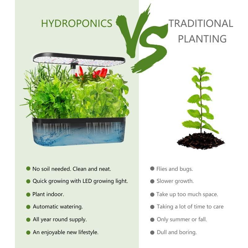 Sistema de Cultivo Hidropónico ScienGarden 12 Cápsulas Ajustable