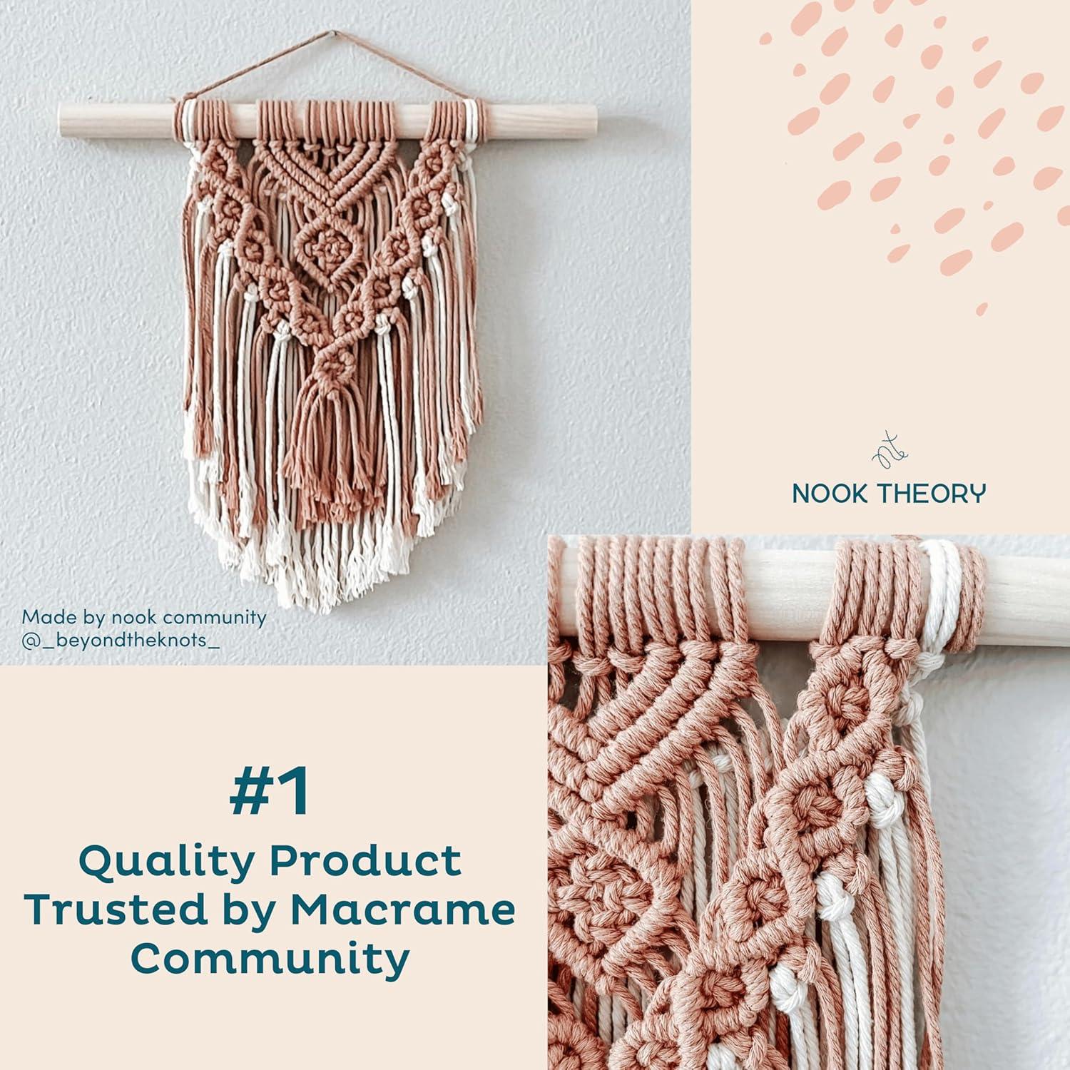 Cuerda de Macramé Nook Theory 3mm 100m Algodón Crema