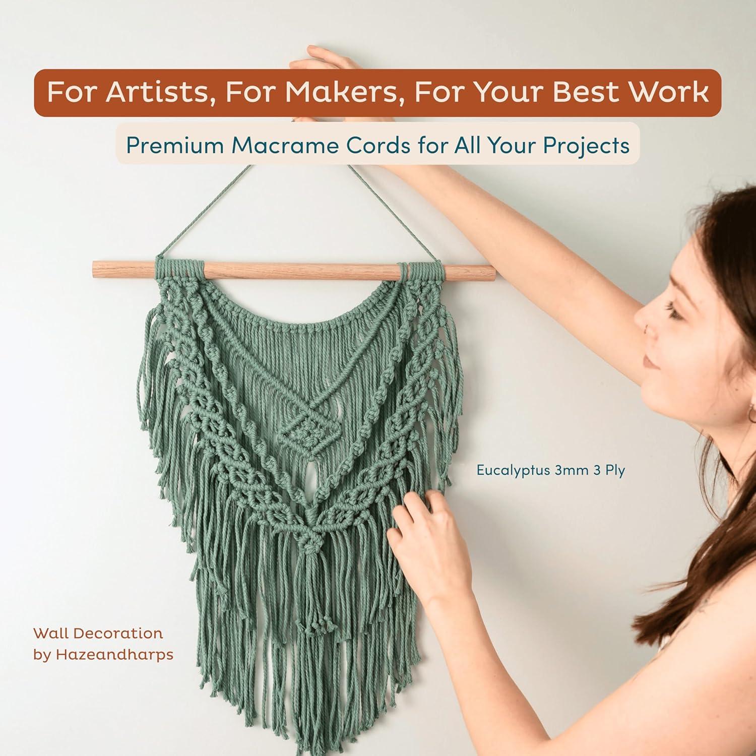 Cuerda de Macramé Nook Theory 3mm 100m Algodón Crema