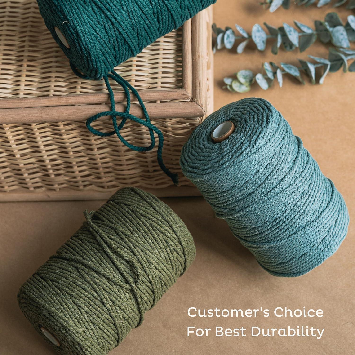 Cuerda de Macramé Nook Theory 3mm 100m Algodón Crema