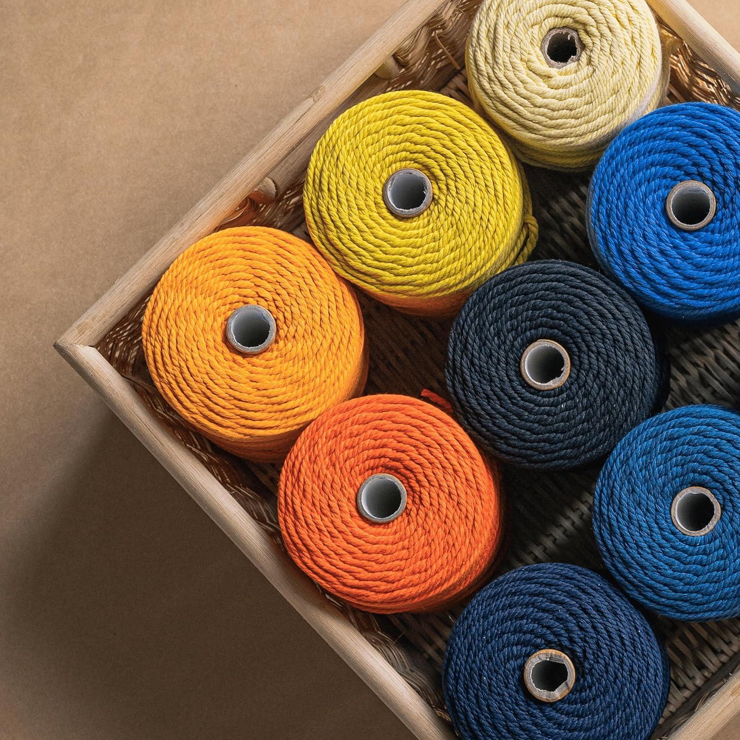 Cuerda de Macramé Nook Theory 3mm 100m Algodón Crema