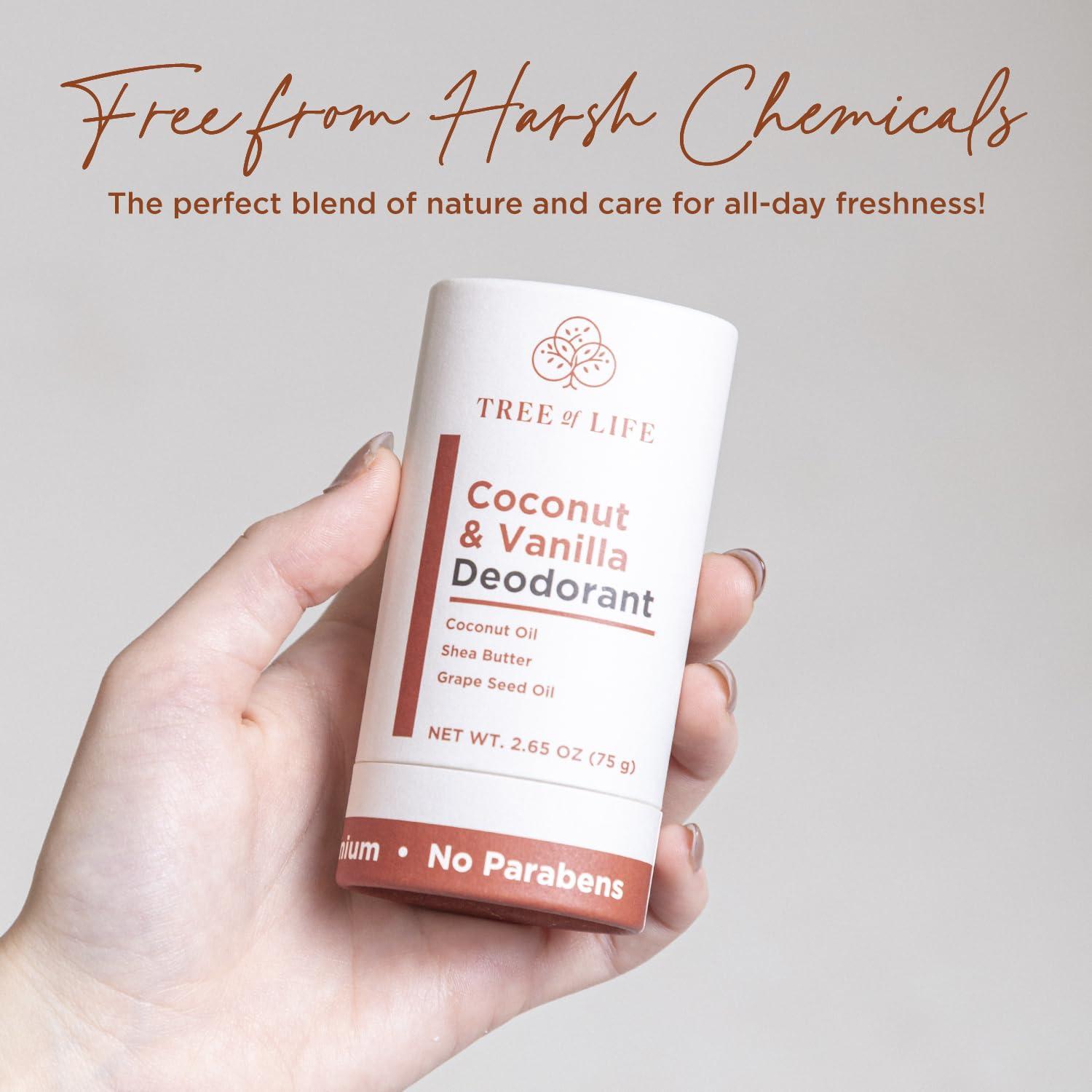 Desodorante Natural Tree of Life Beauty Coco y Vainilla 75g