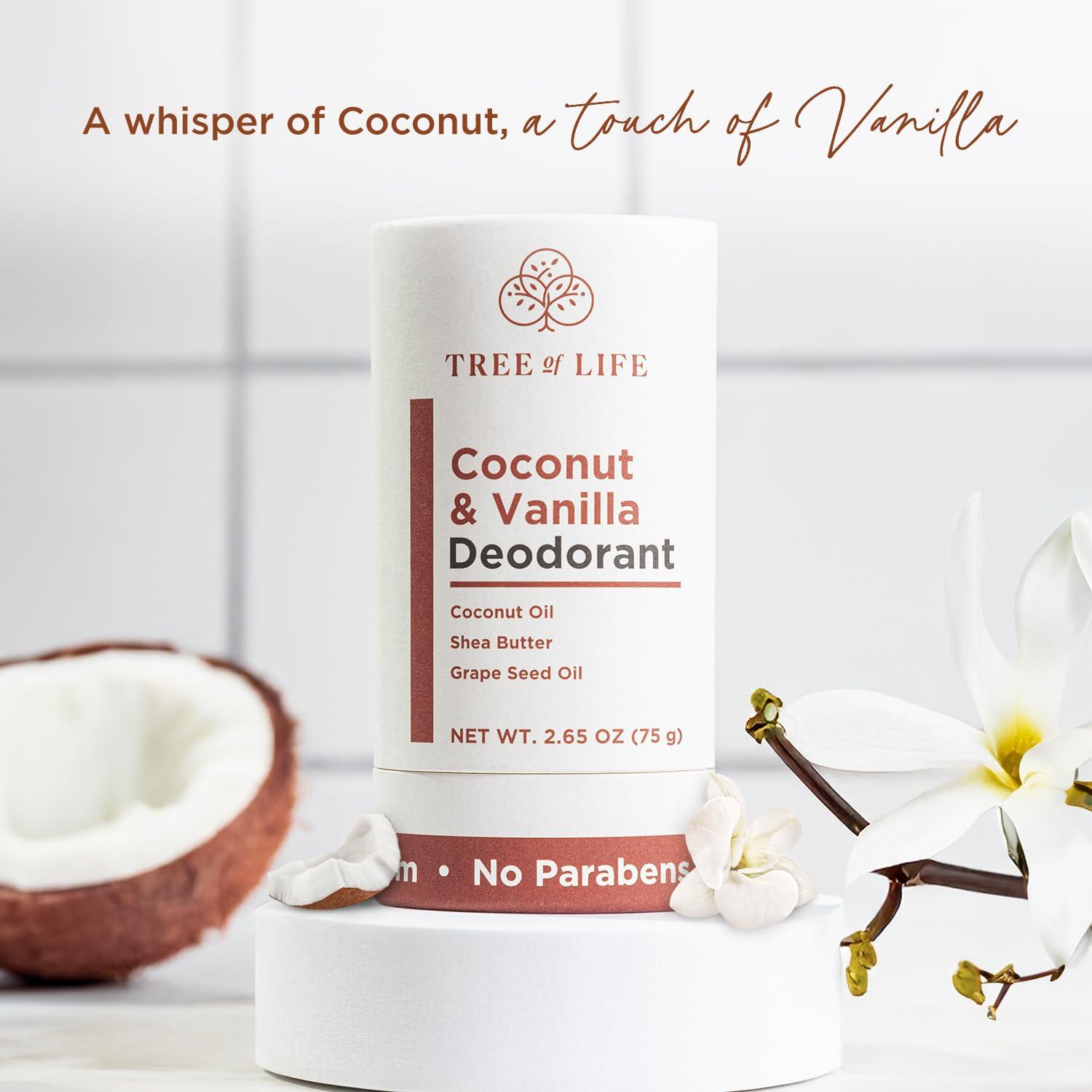 Desodorante Natural Tree of Life Beauty Coco y Vainilla 75g
