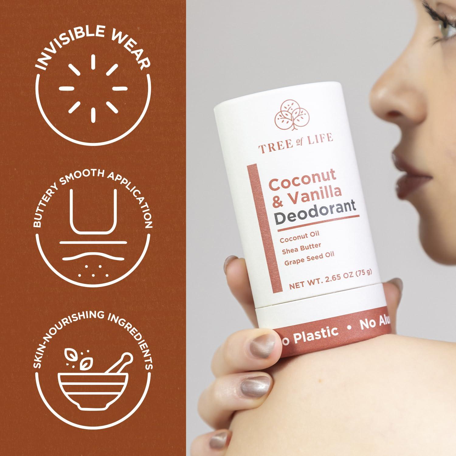 Desodorante Natural Tree of Life Beauty Coco y Vainilla 75g