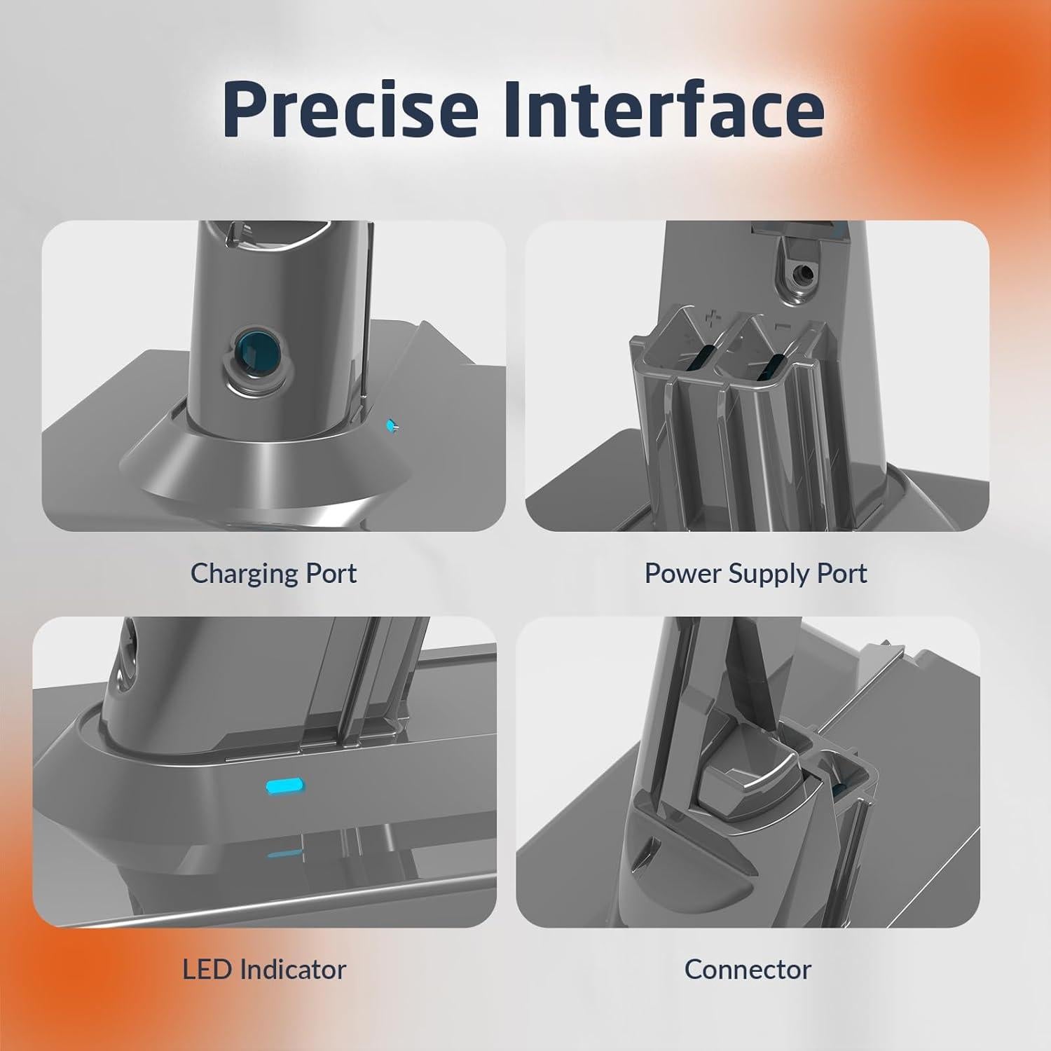 Batería Automática ELO V6 para Aspiradora Dyson - 967810-23