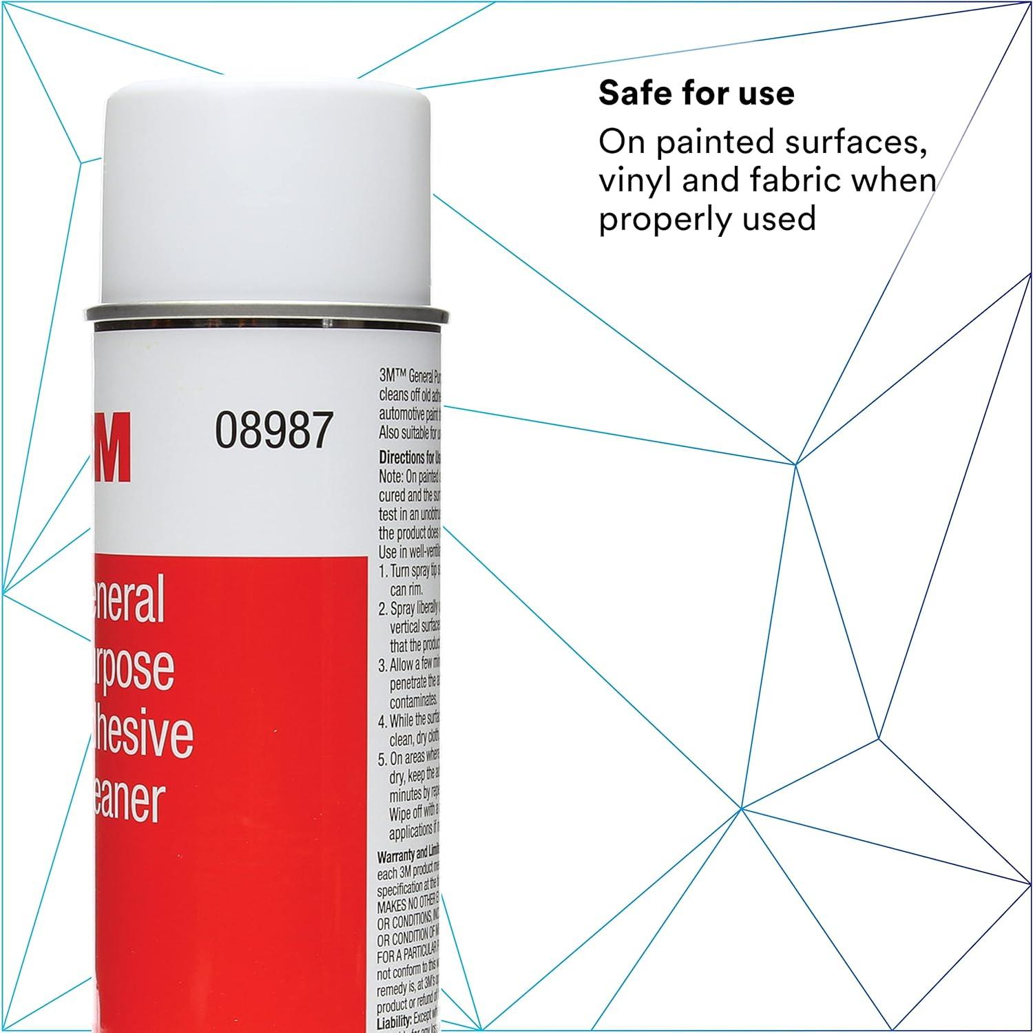 Limpiador de Adhesivo 3M 443 ml - Suave con Pintura y Tela