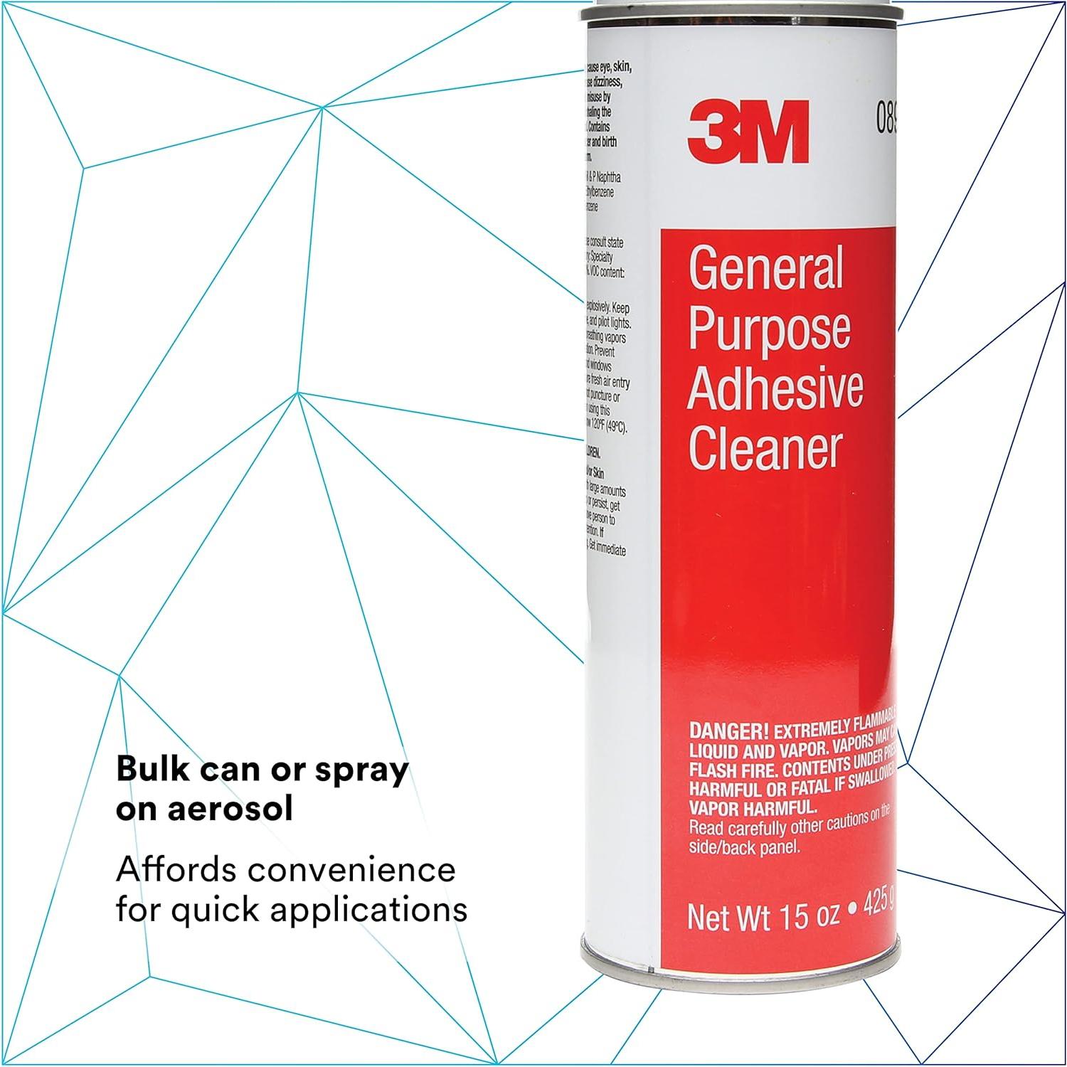 Limpiador de Adhesivo 3M 443 ml - Suave con Pintura y Tela