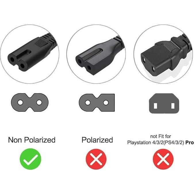 Cable de Alimentación AC 1.83m Goffeu para Sony y Vizio