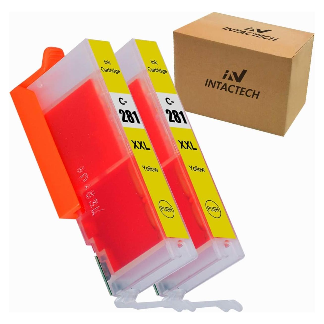 Tóner Amarillo CLI-281 XXL Compatible Canon 281XXL 2-Pack