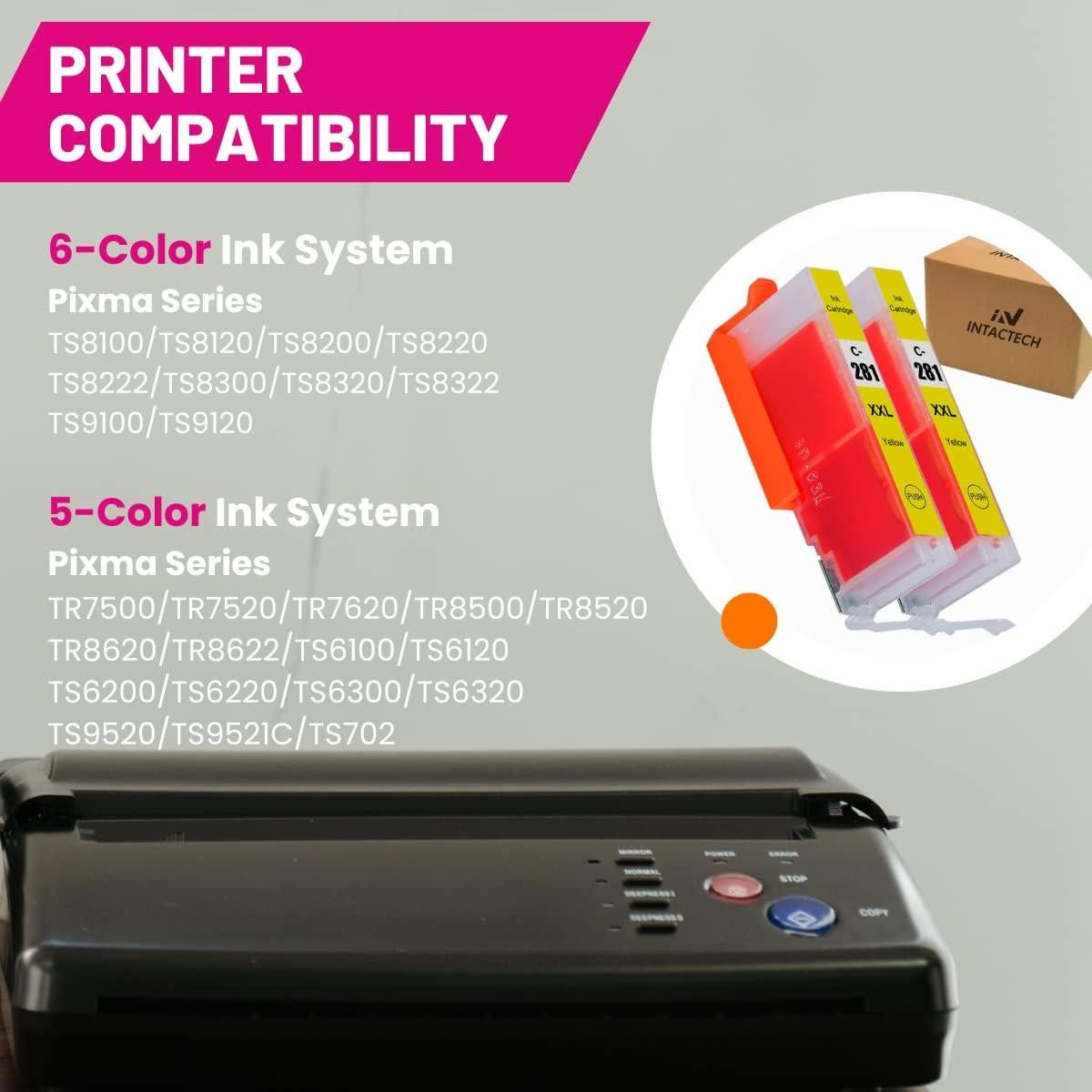 Tóner Amarillo CLI-281 XXL Compatible Canon 281XXL 2-Pack