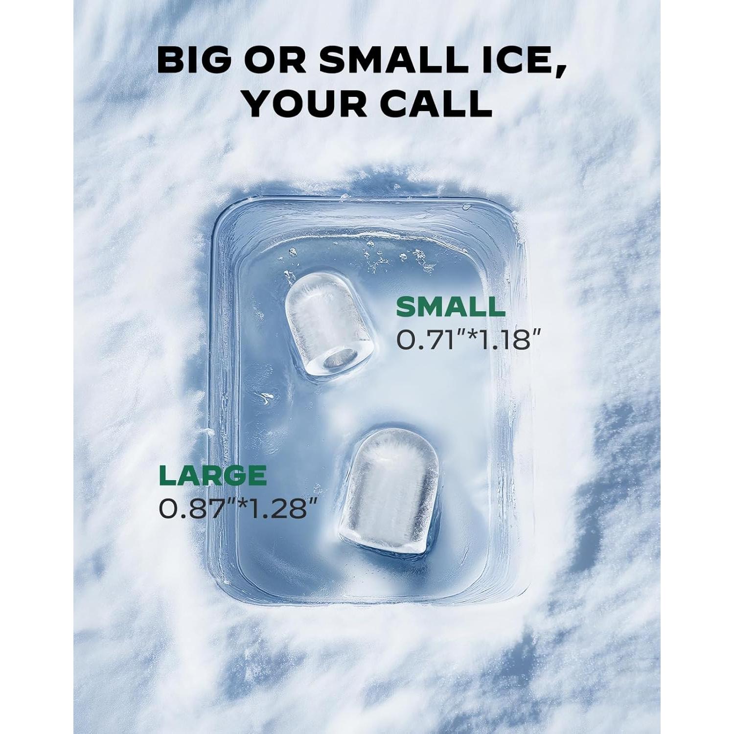 Fabricador de Hielo Totnz Boost 2.5L Autolimpiante Negro