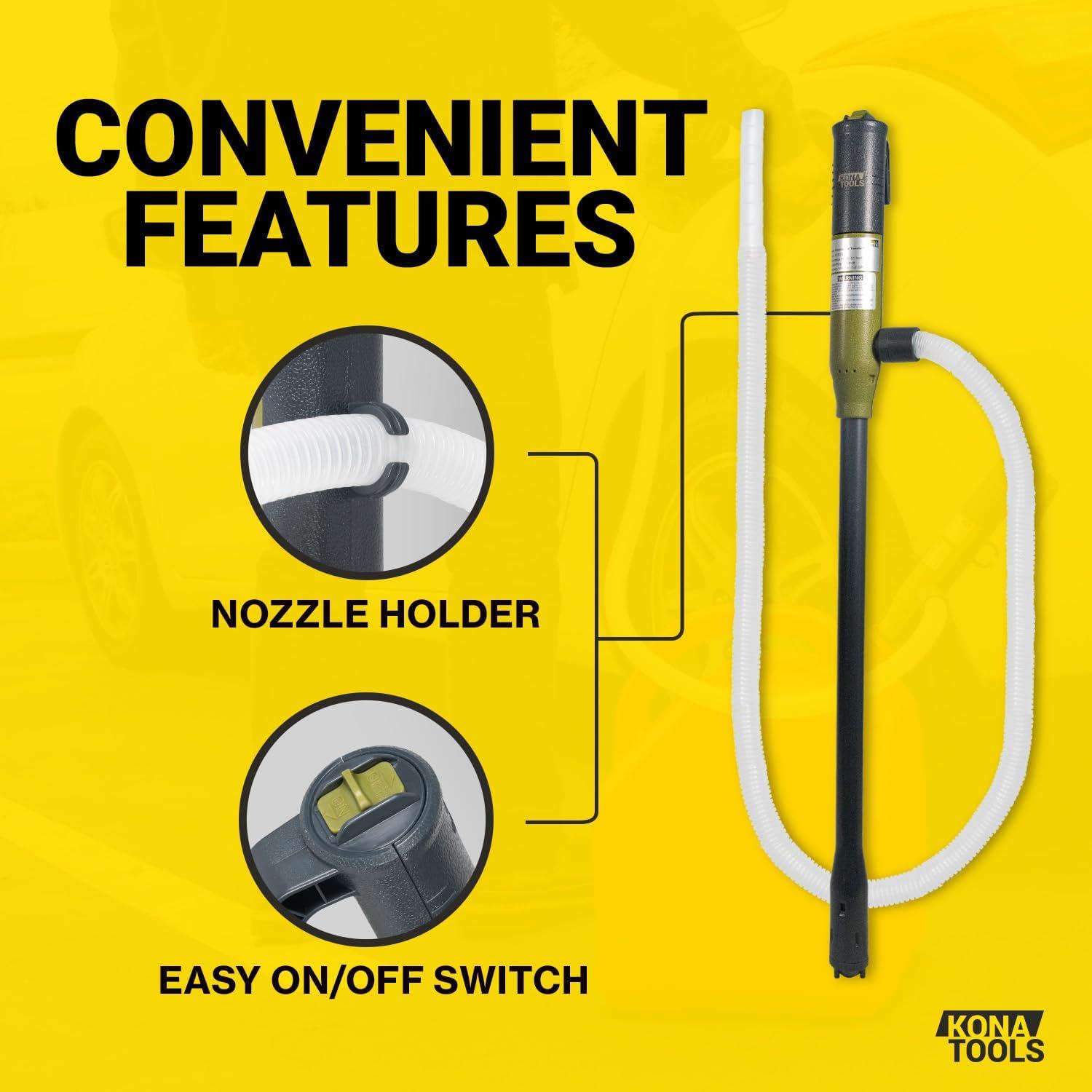 Bomba de Transferencia de Combustible KONA KTEP01 12.1 L/min