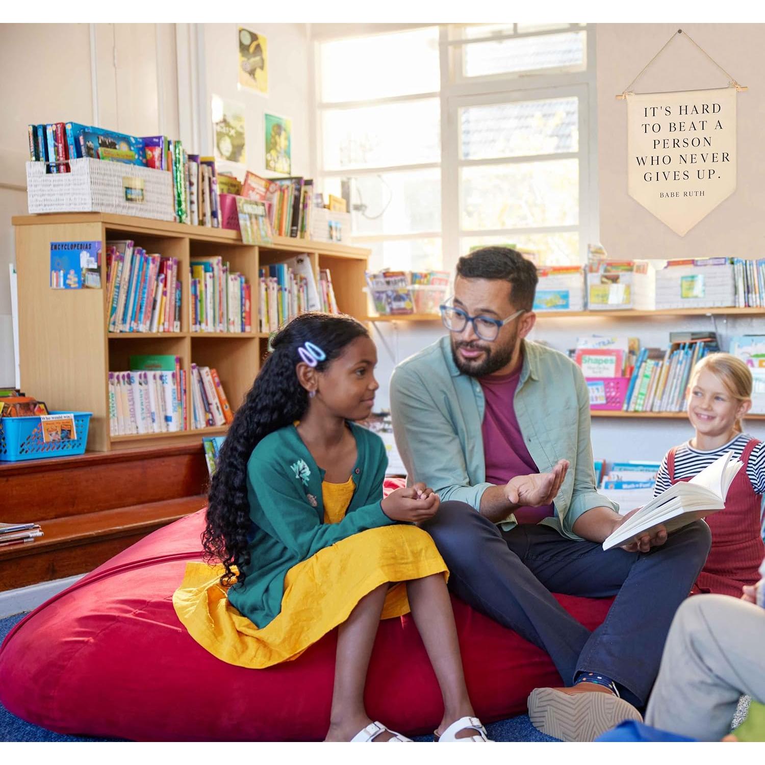 Banner de Lienzo Beige Decorativo para Pared - 39.6x27.9 cm