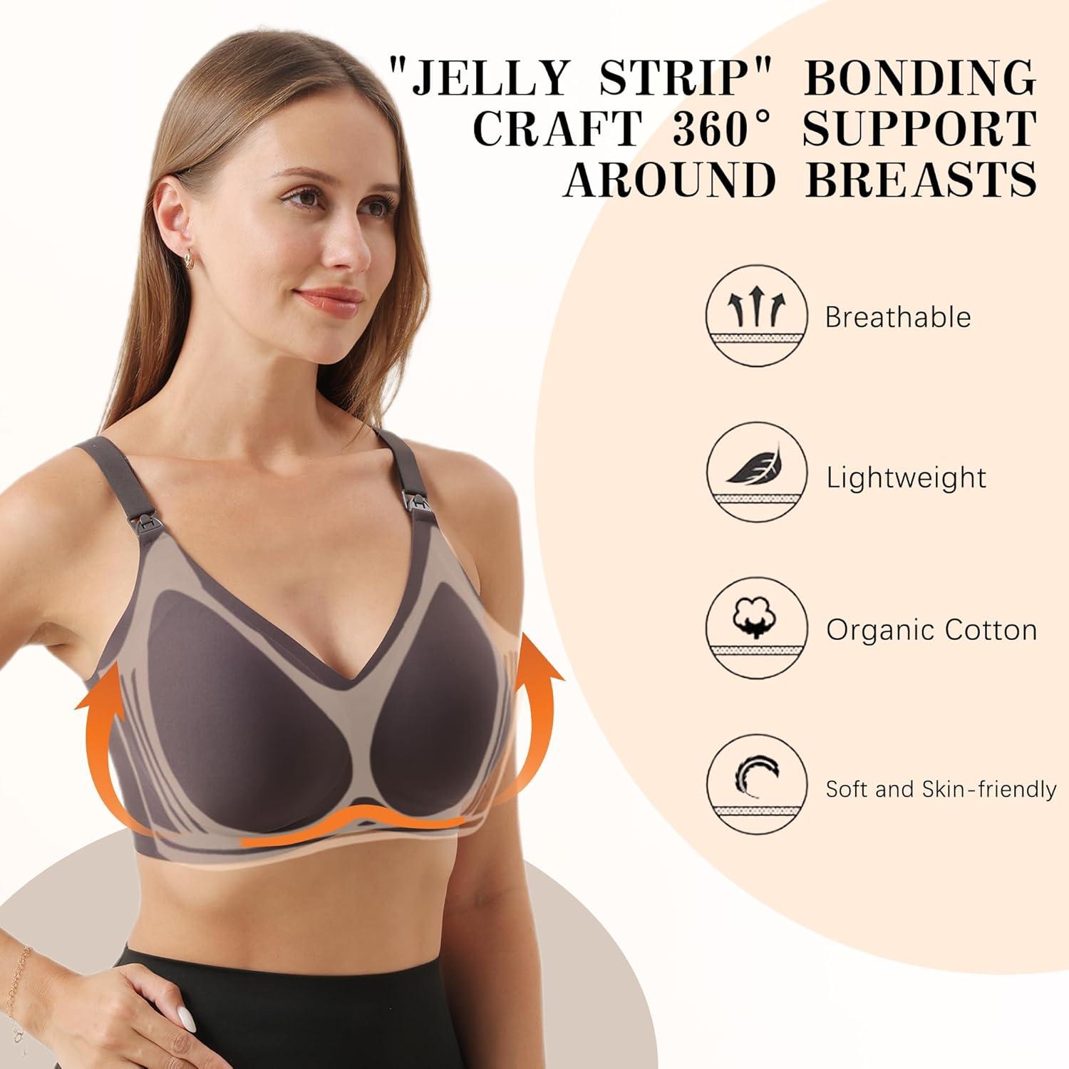 Pack 2 Sujetadores de Lactancia Sin Costuras Foamalusion - Negro/Nude