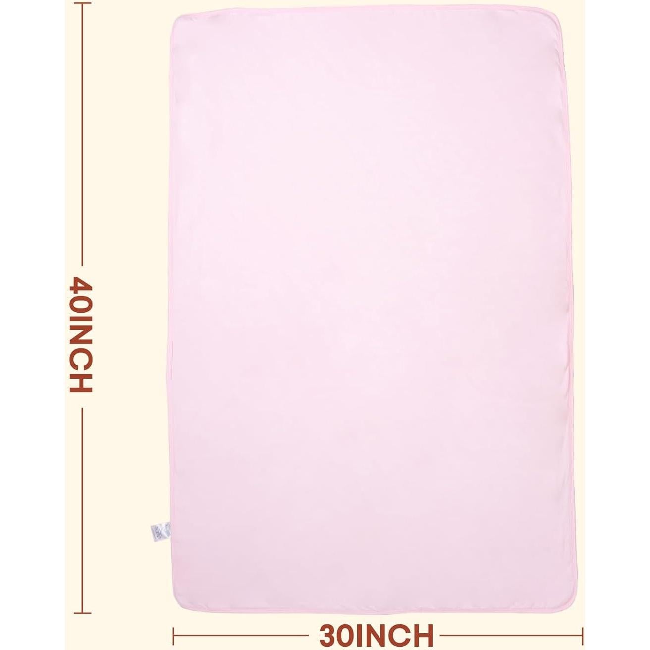 Baby Comforter, 30 x 40 inch Lightweight Ultra-Soft Baby Crib Quilted Blanket for Boys Girls