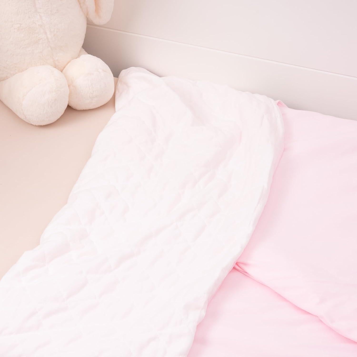 Baby Comforter, 30 x 40 inch Lightweight Ultra-Soft Baby Crib Quilted Blanket for Boys Girls