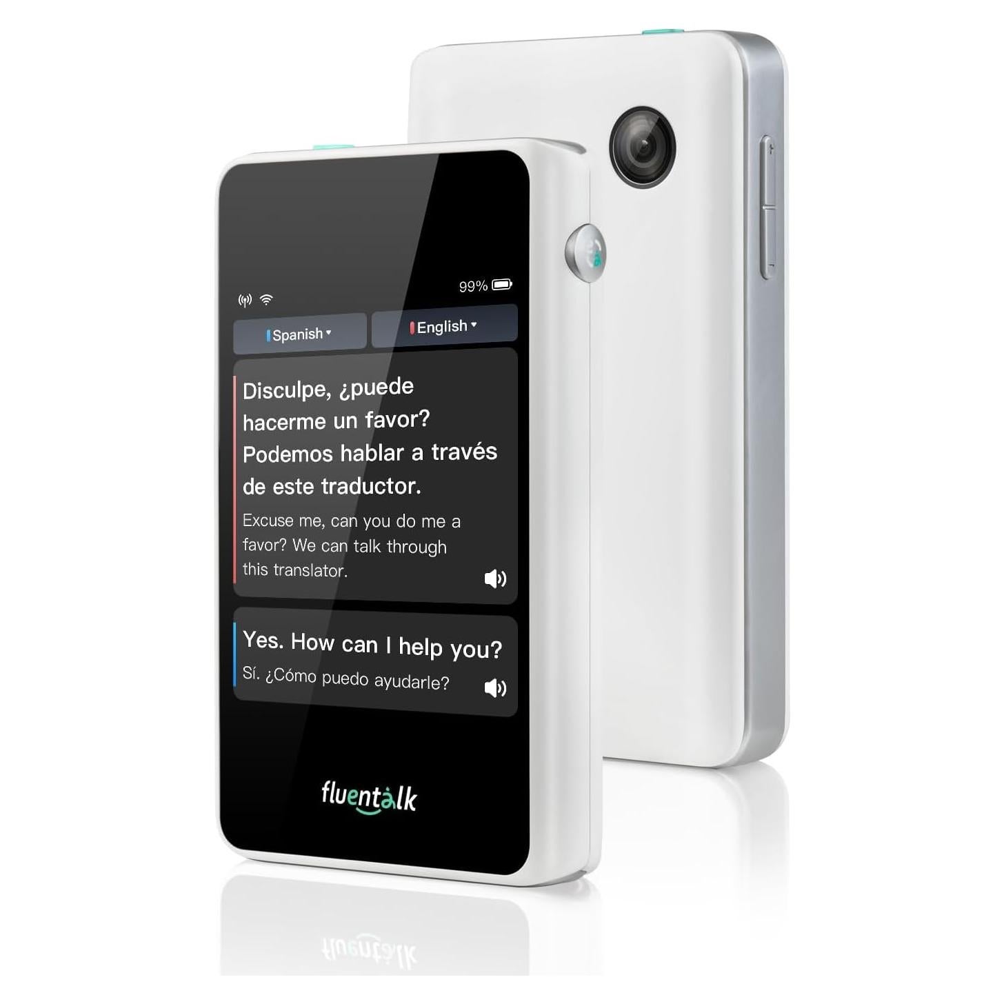 Traductor Mini Timekettle Fluentalk T1 40 Idiomas Blanco