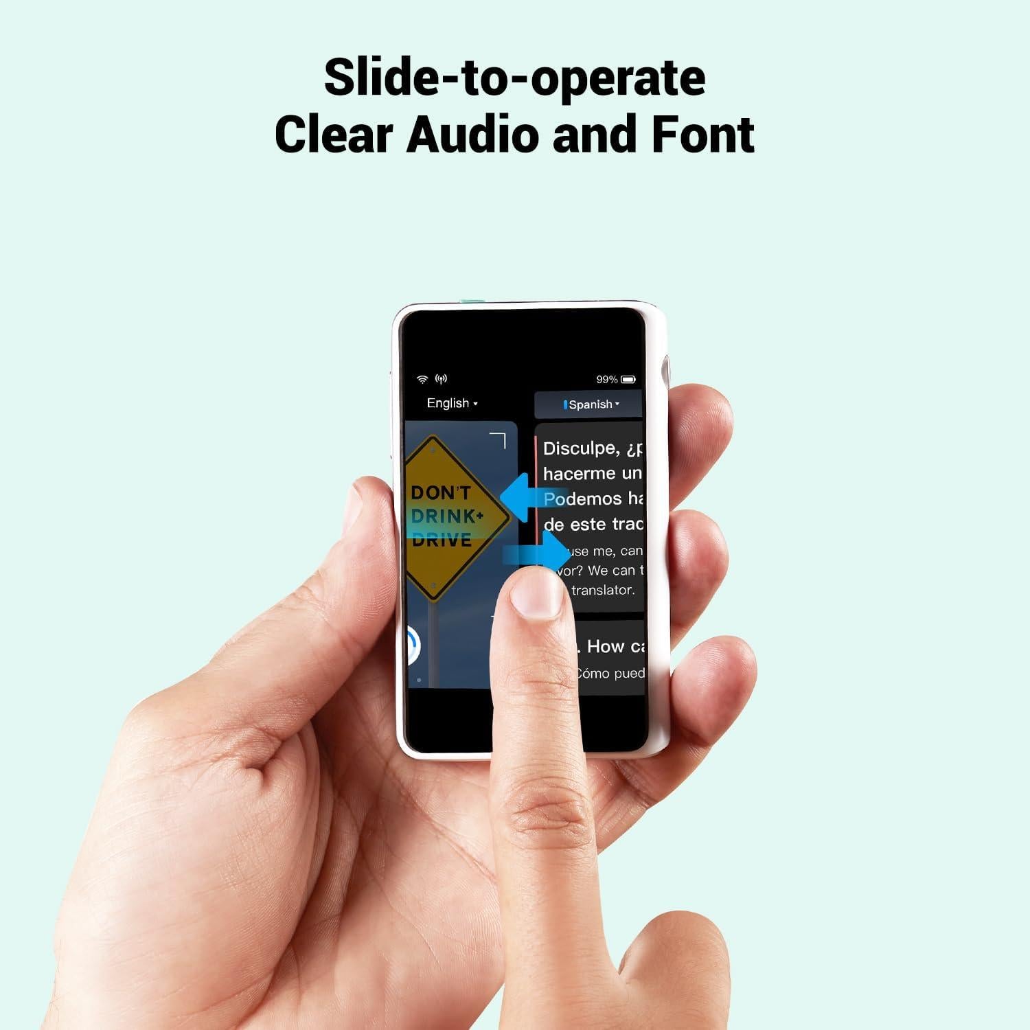 Traductor Mini Timekettle Fluentalk T1 40 Idiomas Blanco