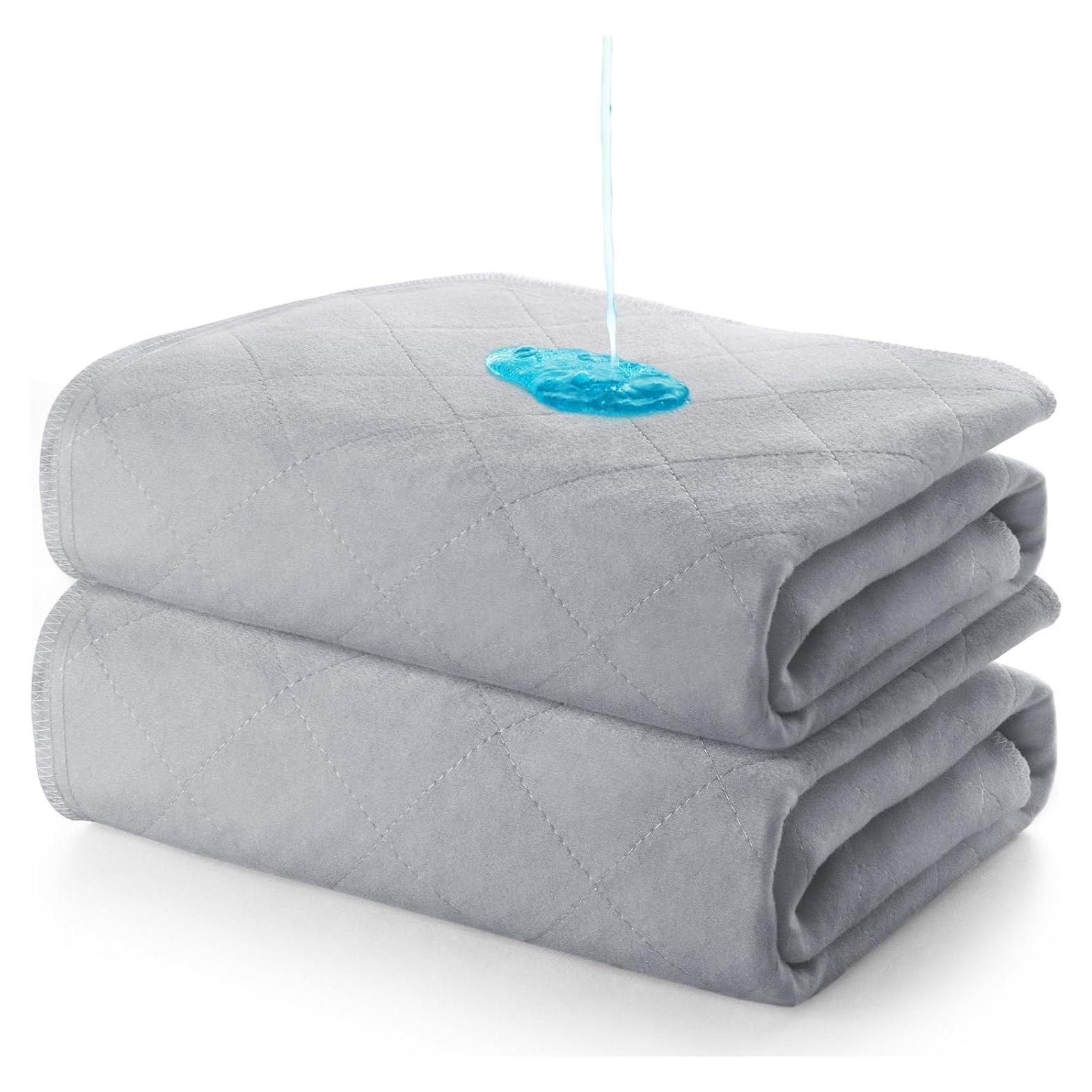 Almohadillas de Cama Impermeables Moonsea 86x91 cm 2 Pzs