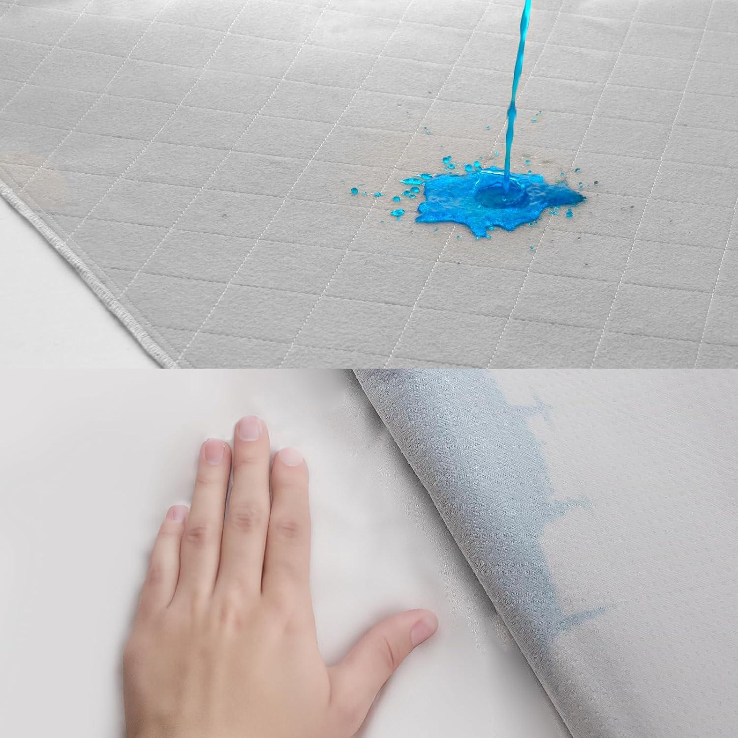 Almohadillas de Cama Impermeables Moonsea 86x91 cm 2 Pzs