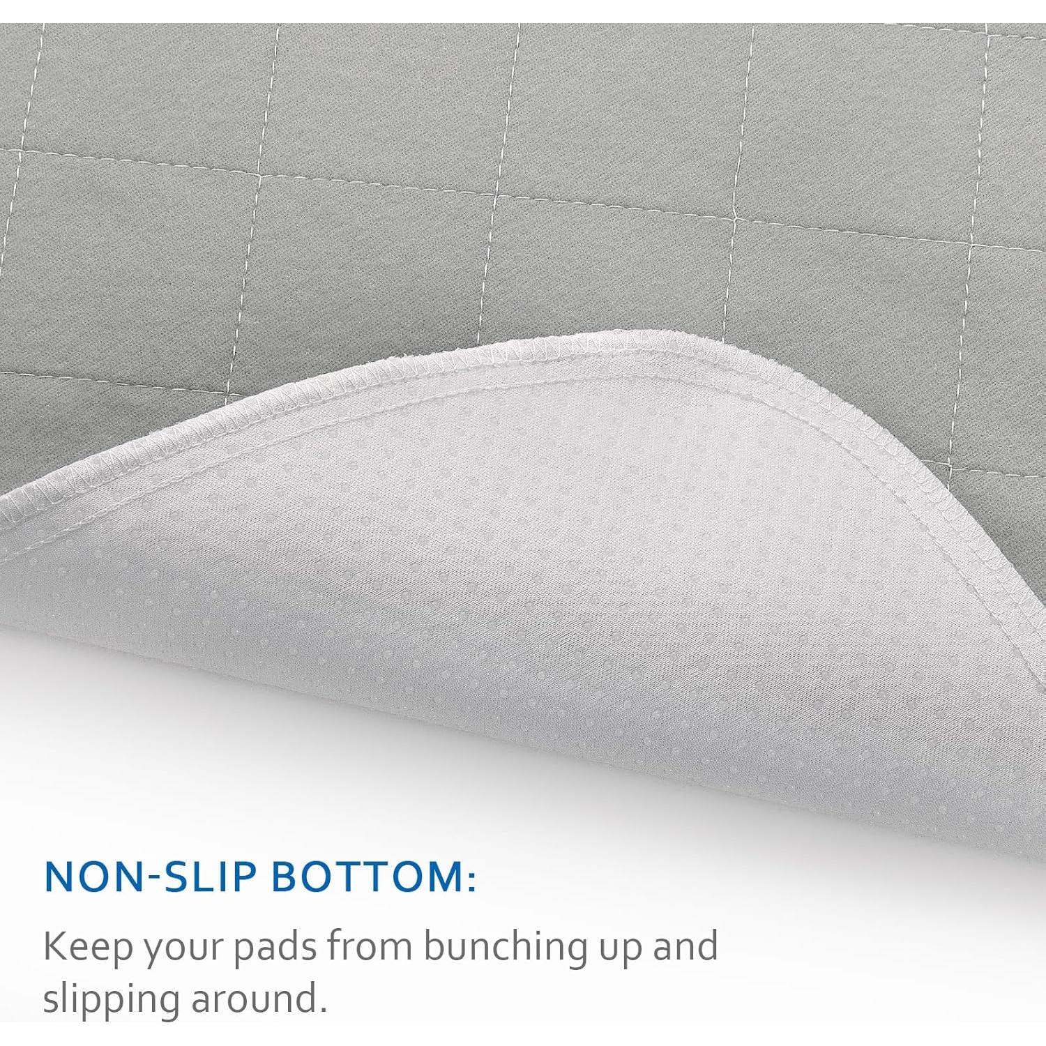 Almohadillas de Cama Impermeables Moonsea 86x91 cm 2 Pzs